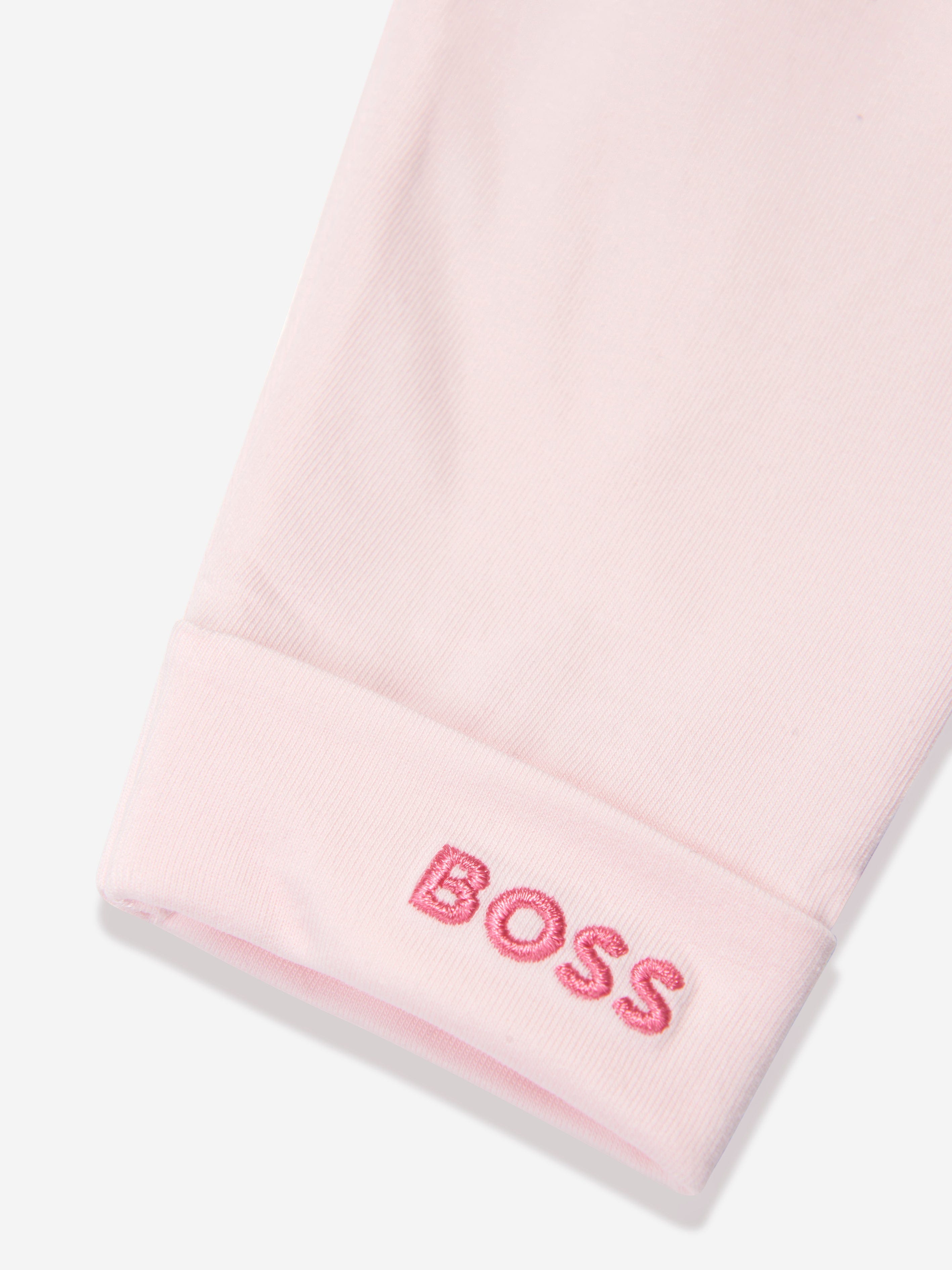 BOSS Baby Girls Logo Leggings in Pink