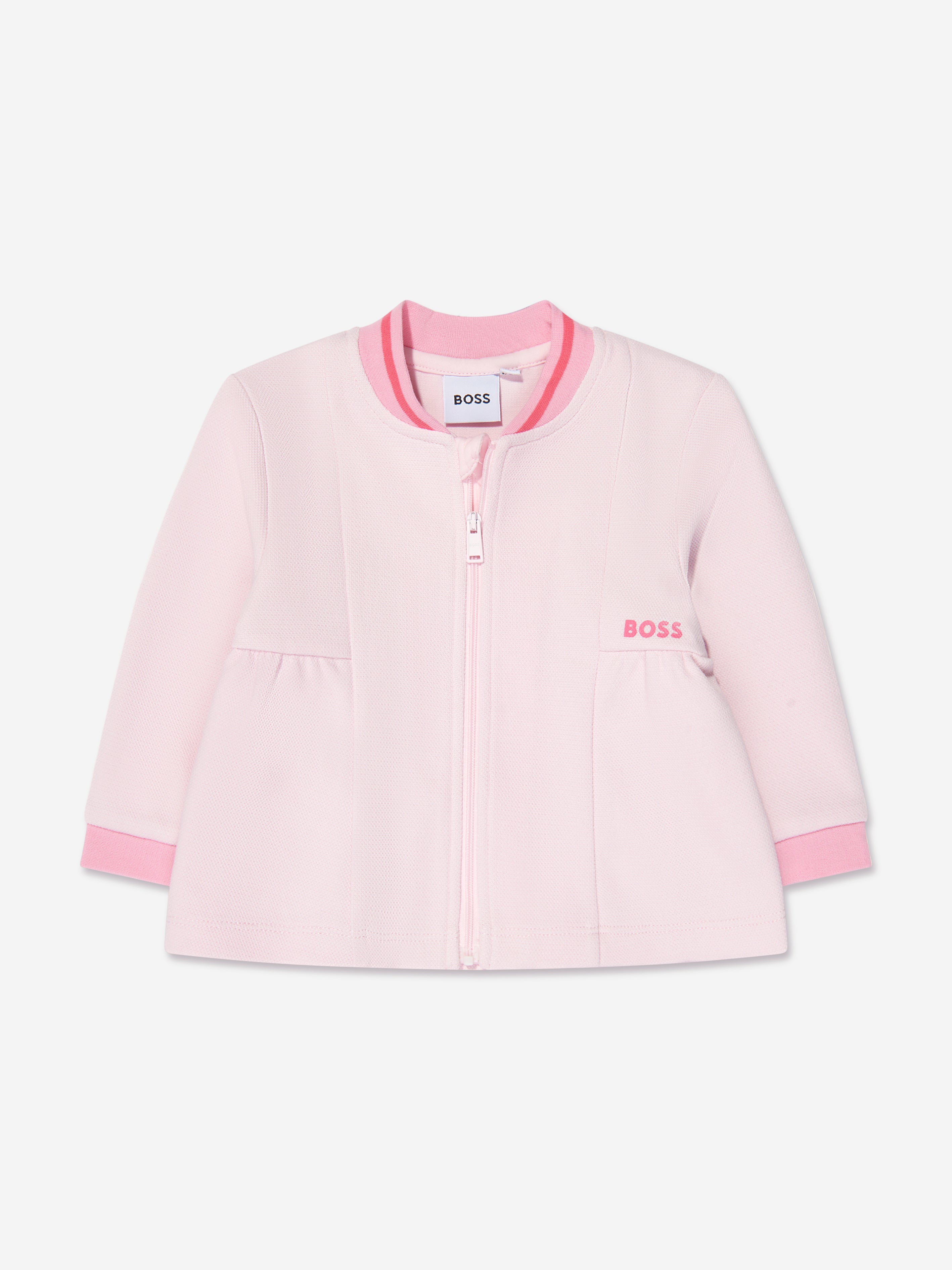 BOSS Baby Girls Logo Tracksuit in Pink