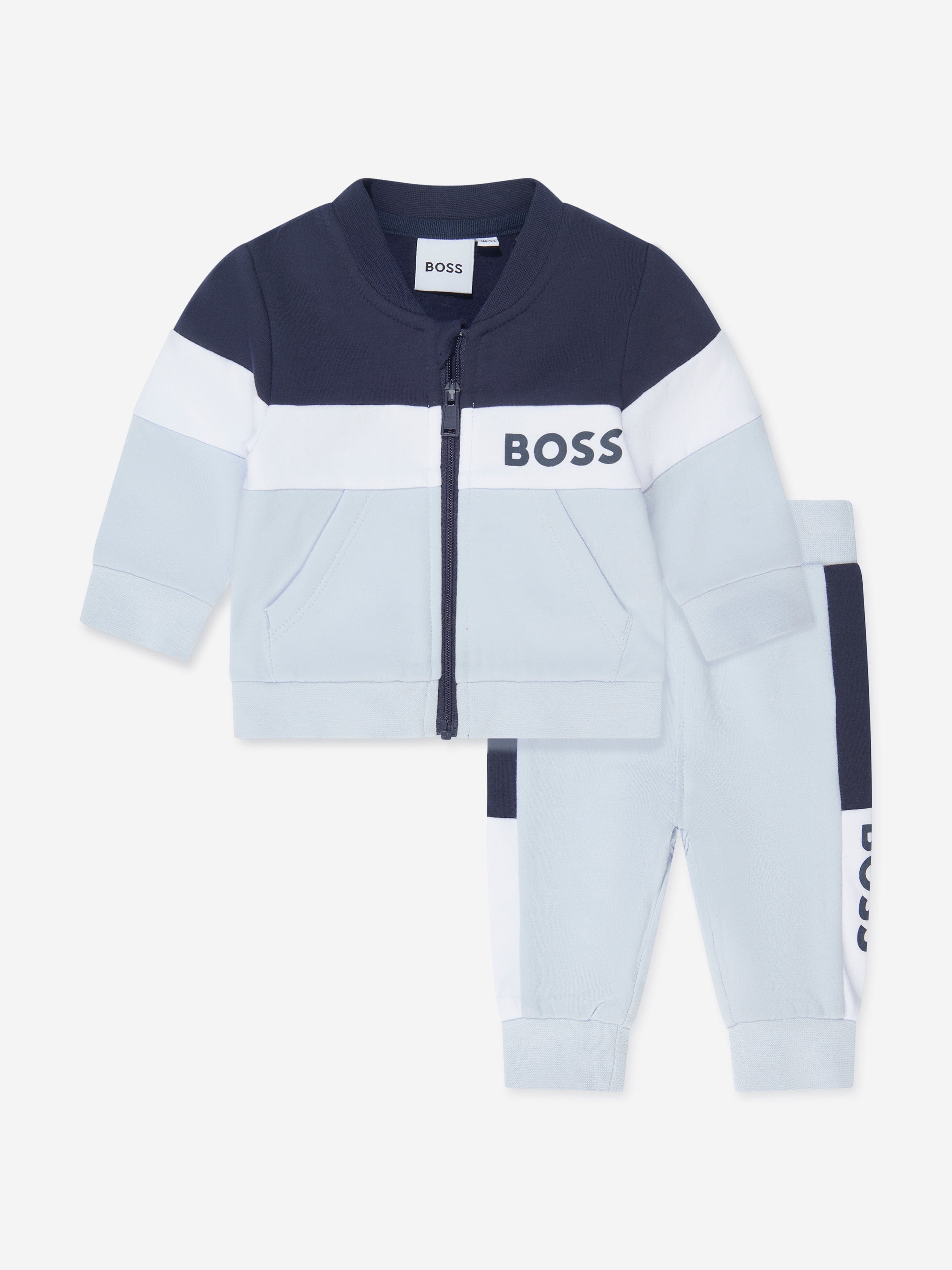 BOSS Baby Boys Tracksuit Gift Set in Blue