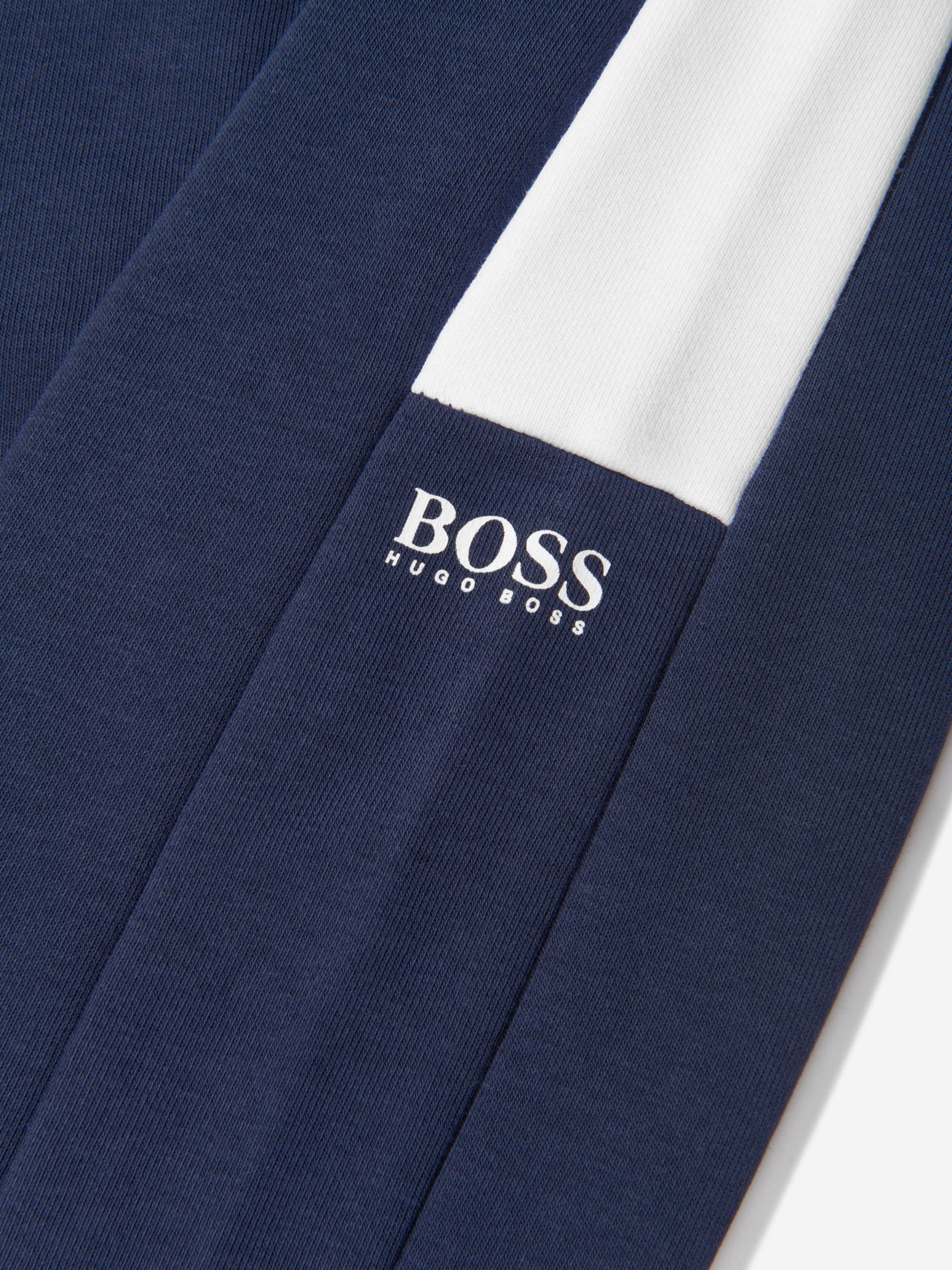 BOSS Boys Cotton French Terry Logo Joggers