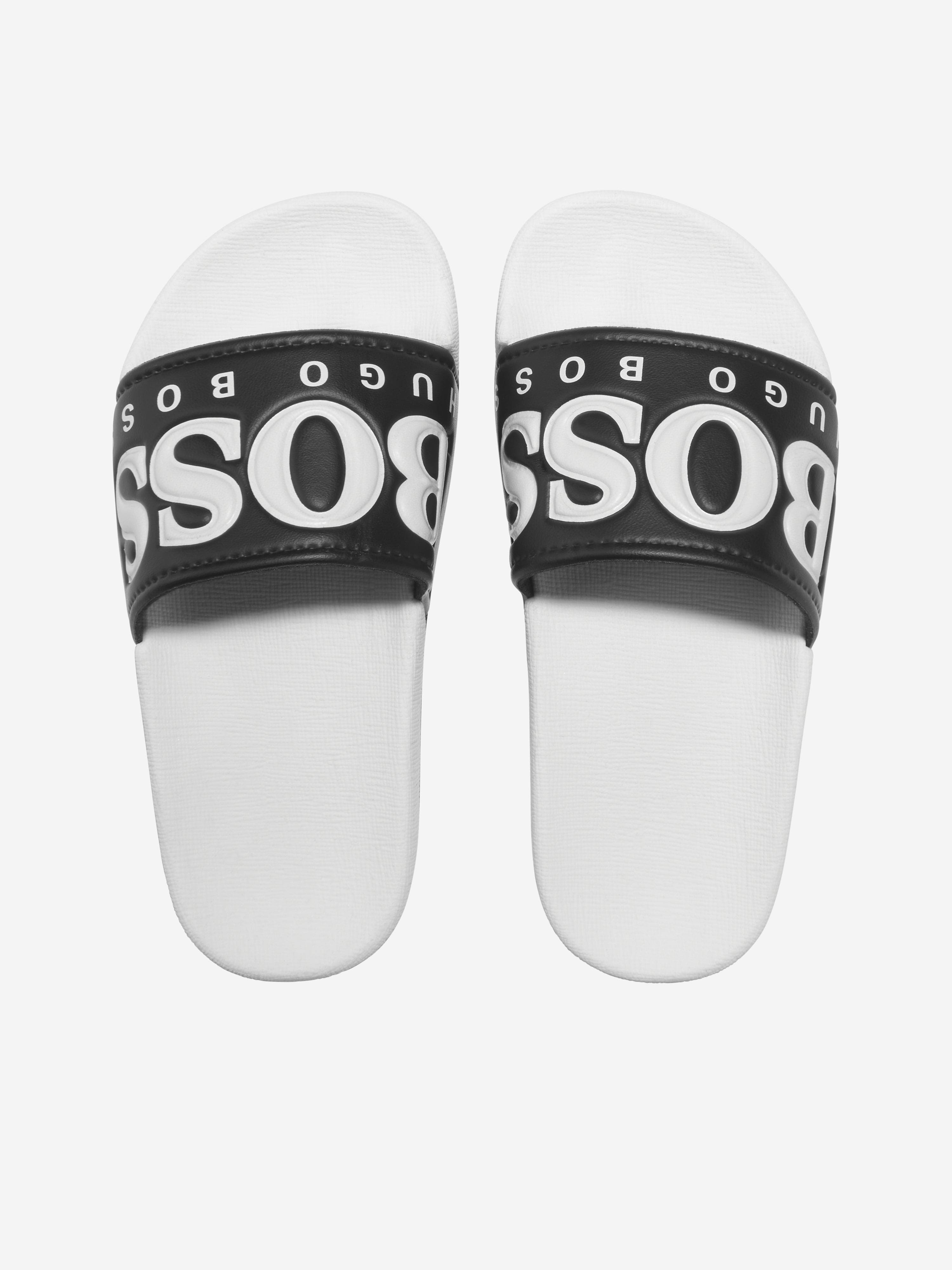 BOSS Boys PVC Logo Sliders