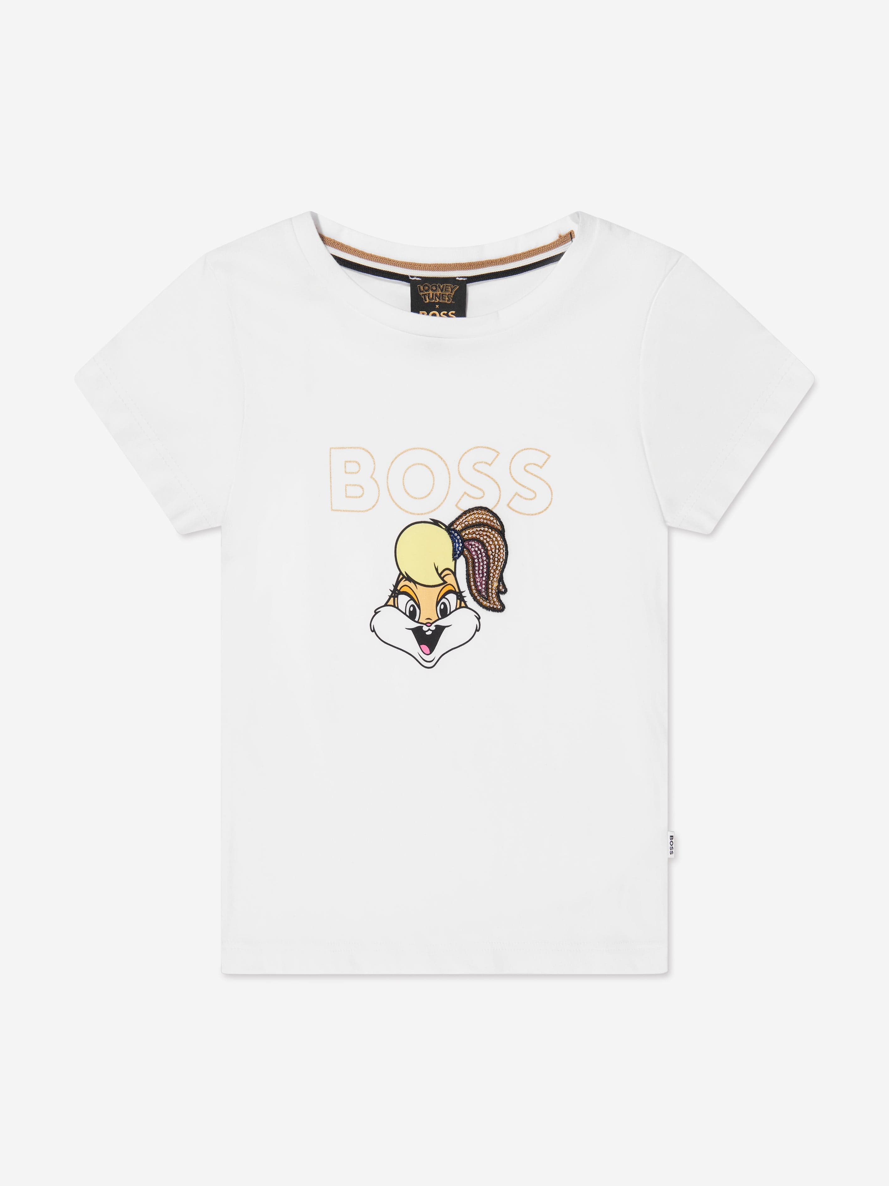 BOSS Girls Lola Bunny T-Shirt In White