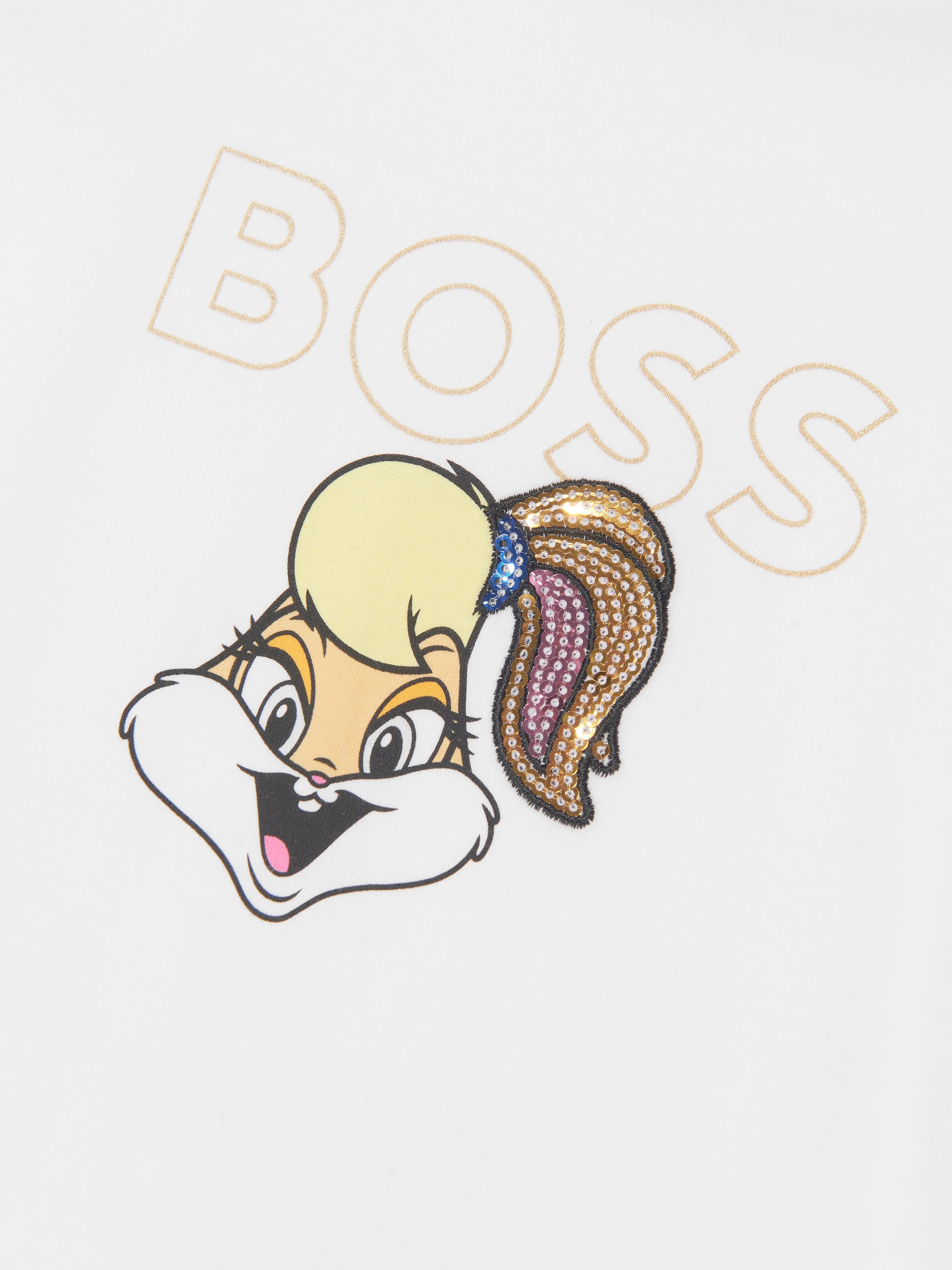 BOSS Girls Lola Bunny T-Shirt In White