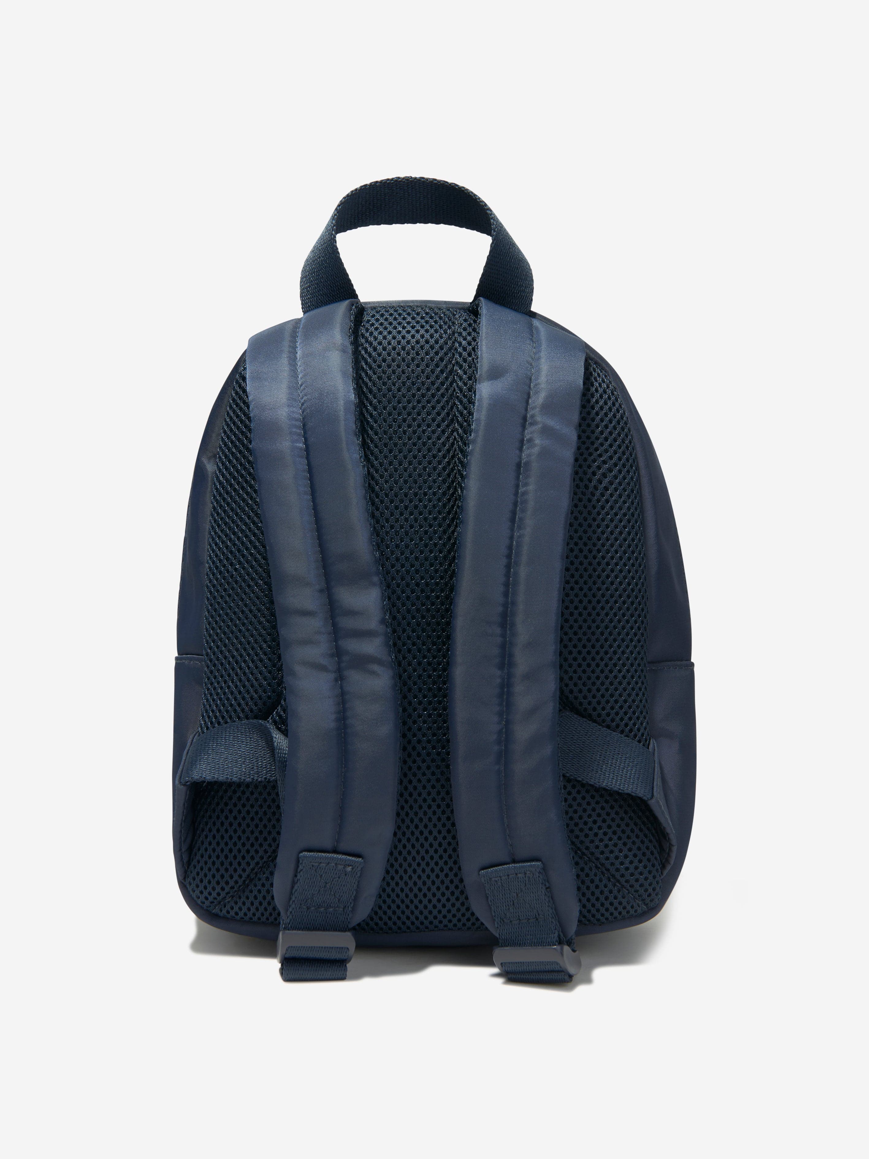 BOSS Kids Logo Backpack In Navy