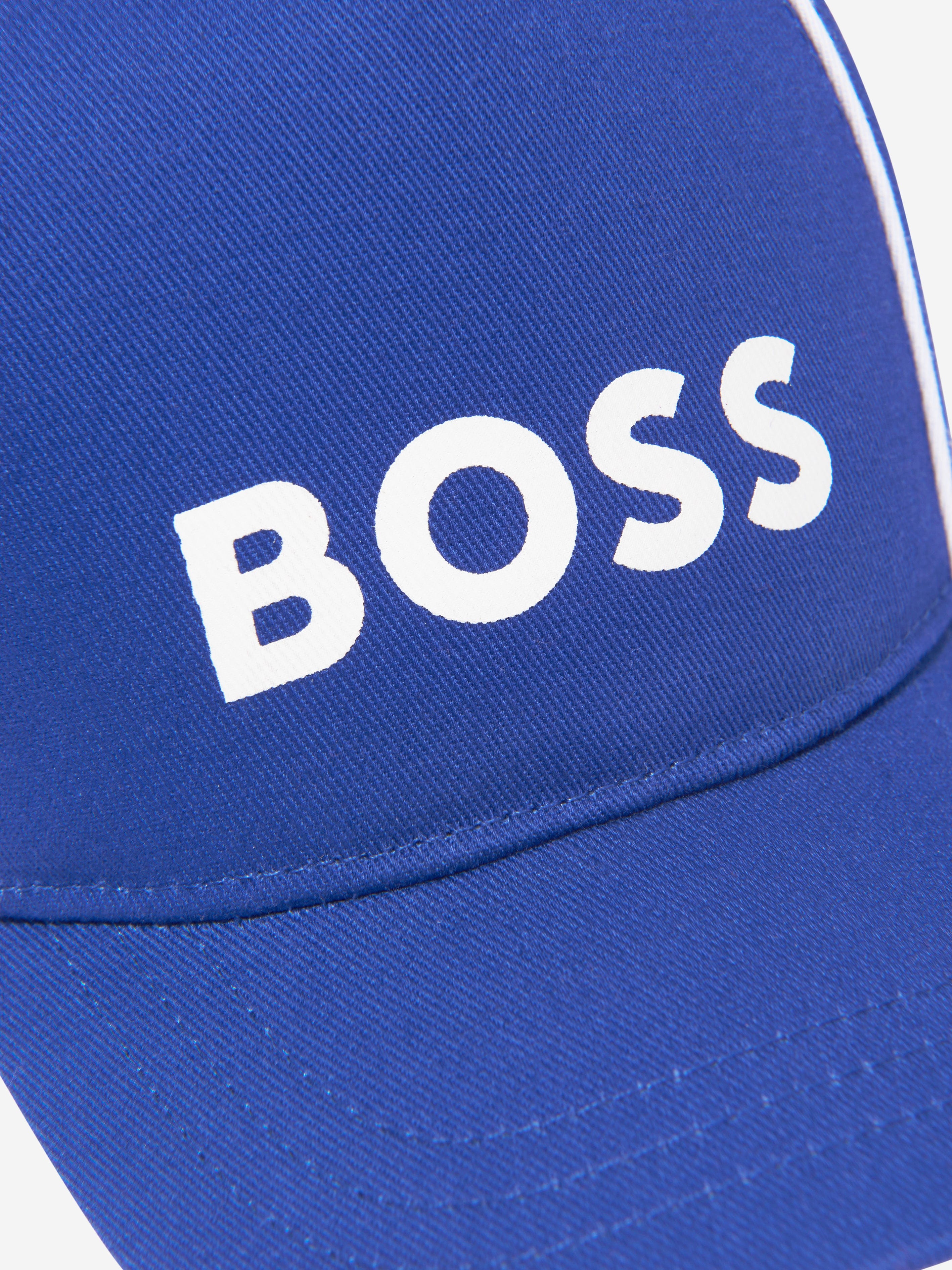 BOSS Baby Boys Logo Cap In Blue