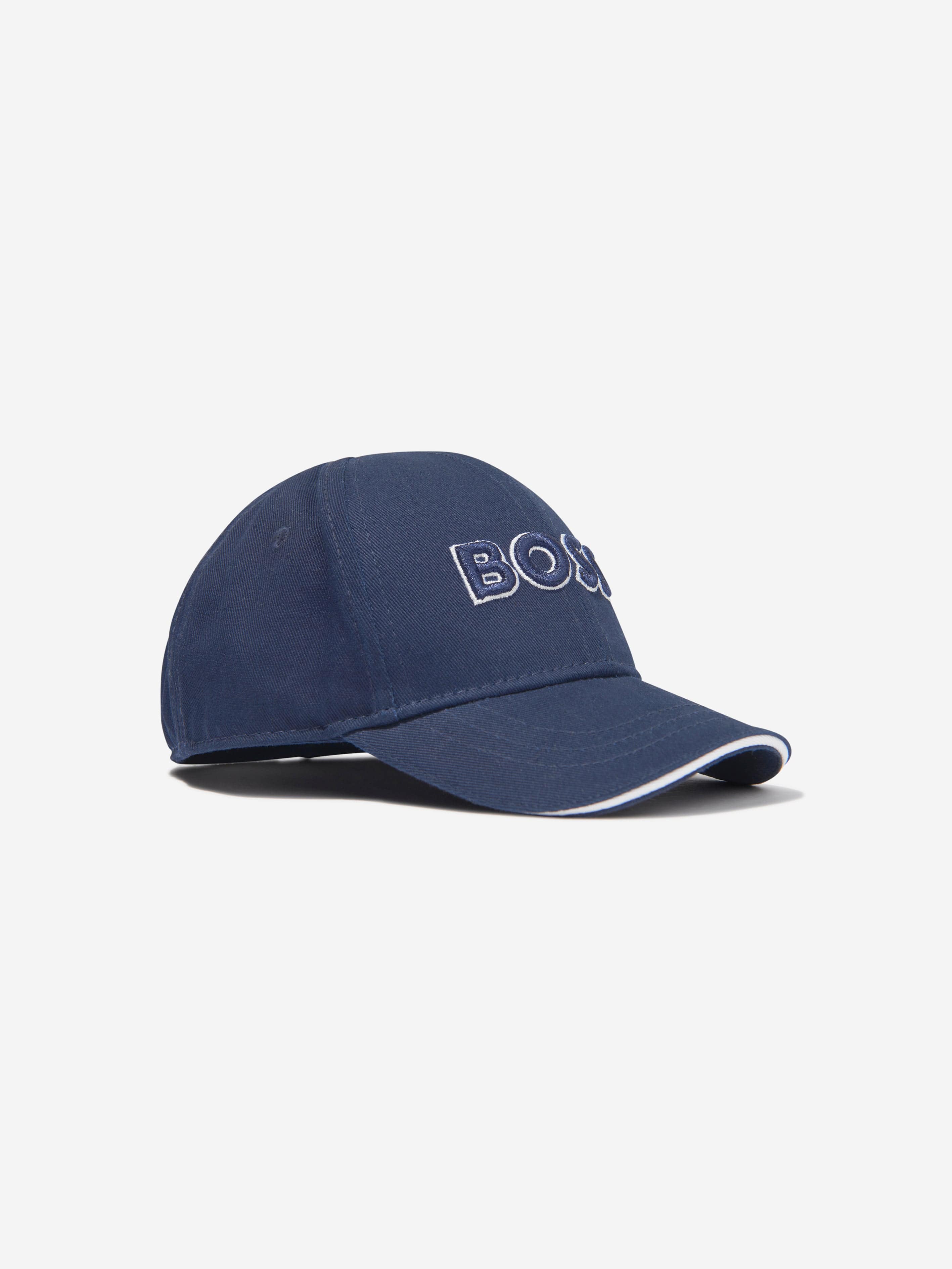 BOSS Baby Boys Logo Cap In Navy