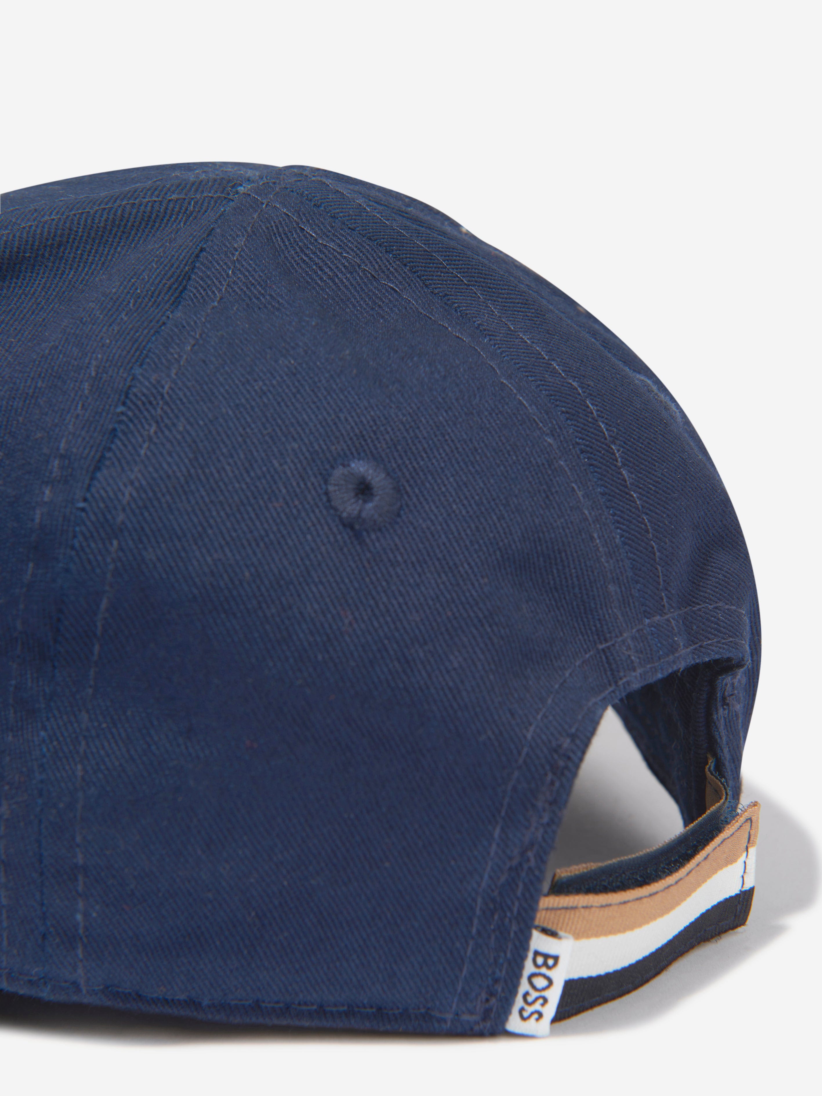 BOSS Baby Boys Logo Cap In Navy