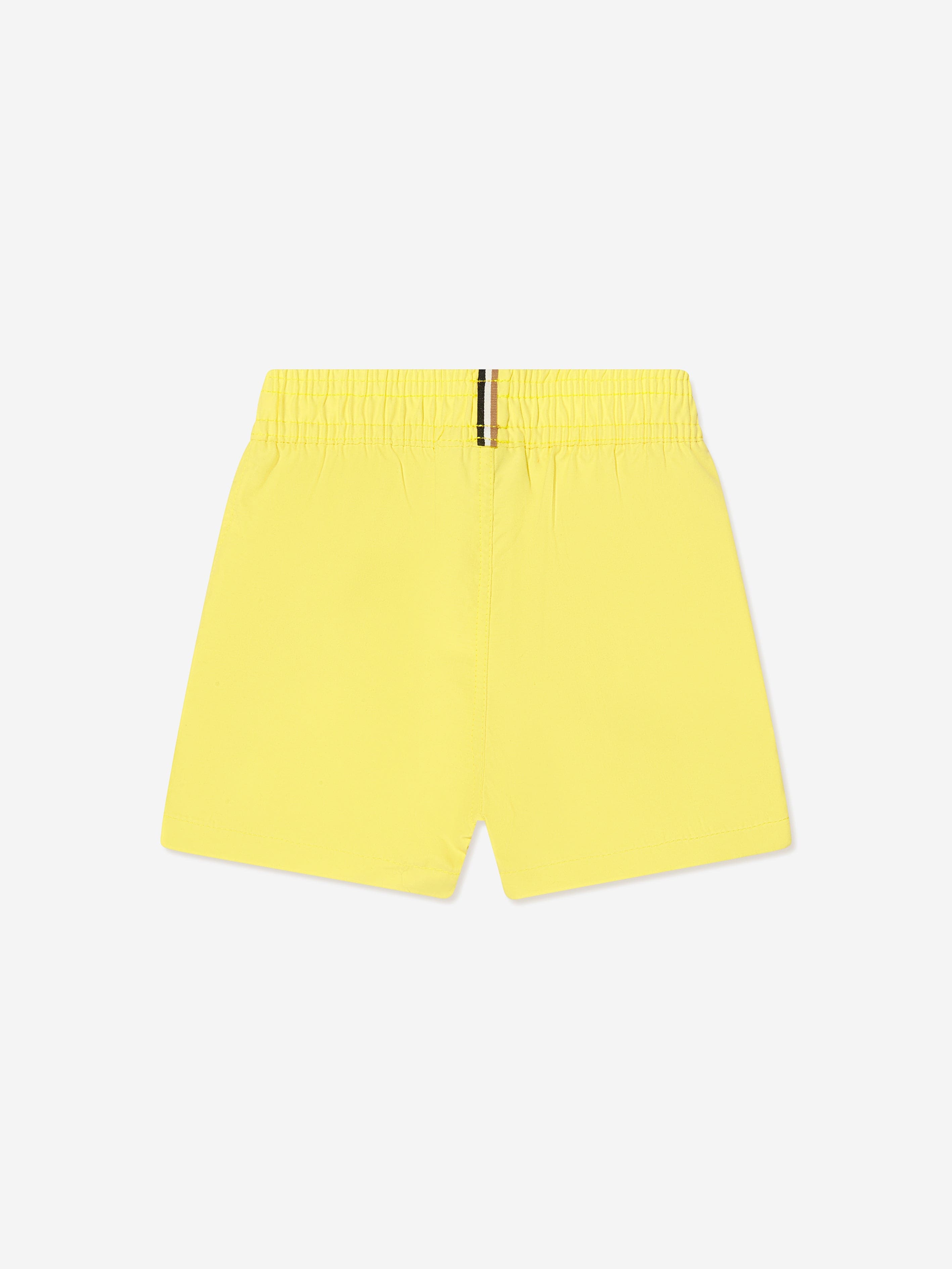 BOSS Baby Boys Logo Swim Shorts In Yellow