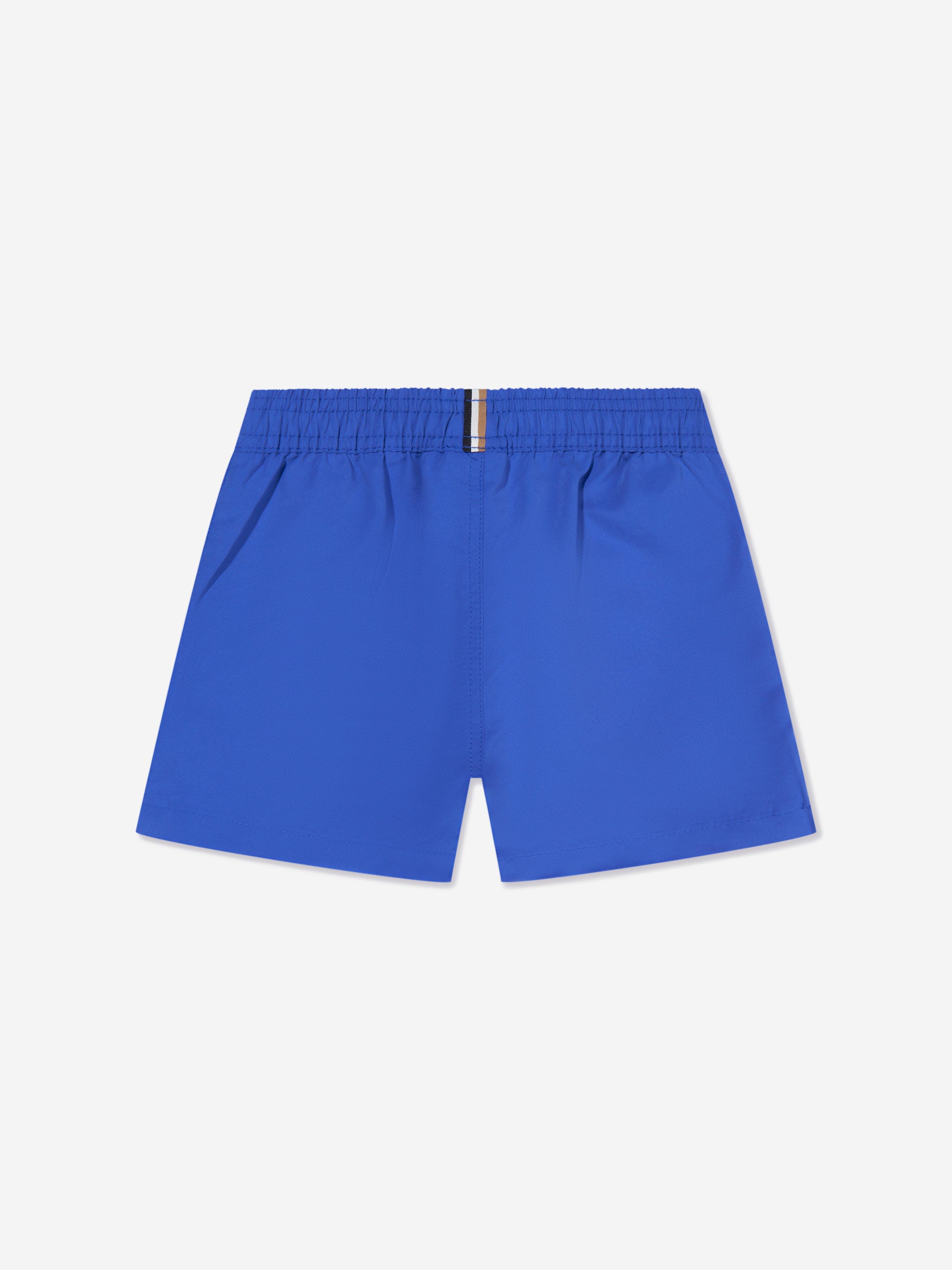 BOSS Baby Boys Logo Swim Shorts In Blue