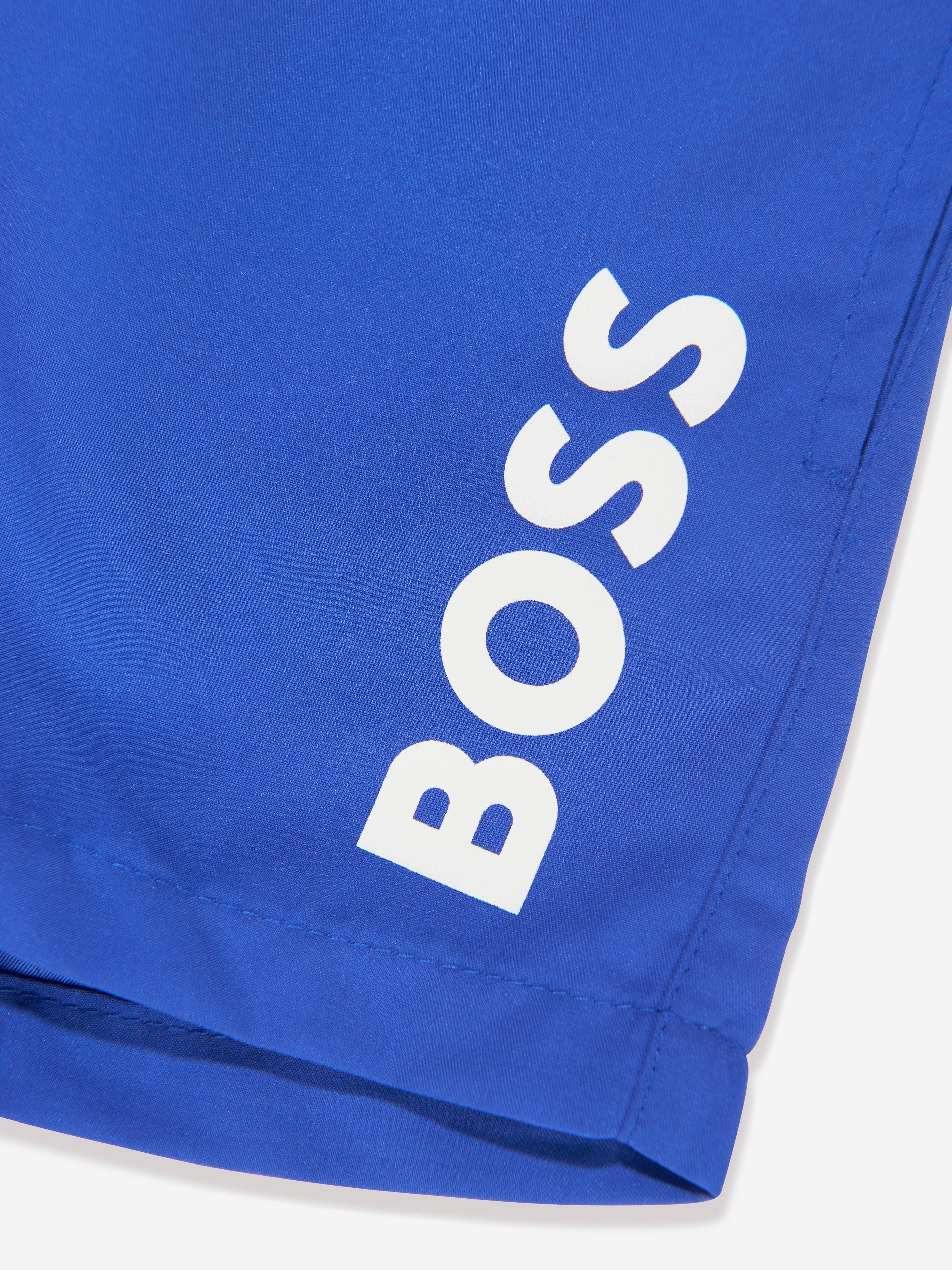 BOSS Baby Boys Logo Swim Shorts In Blue