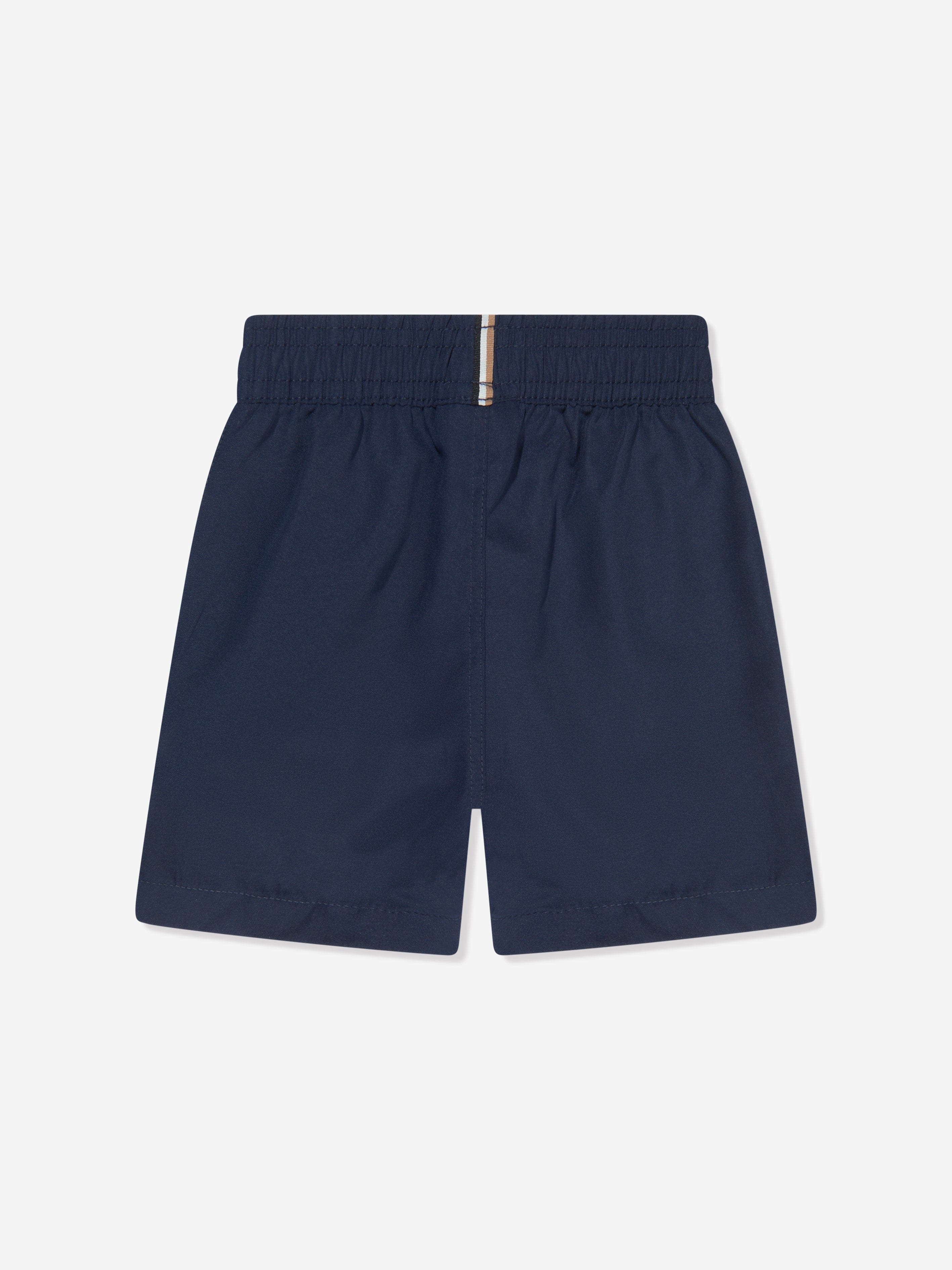 BOSS Baby Boys Logo Swim Shorts In Navy