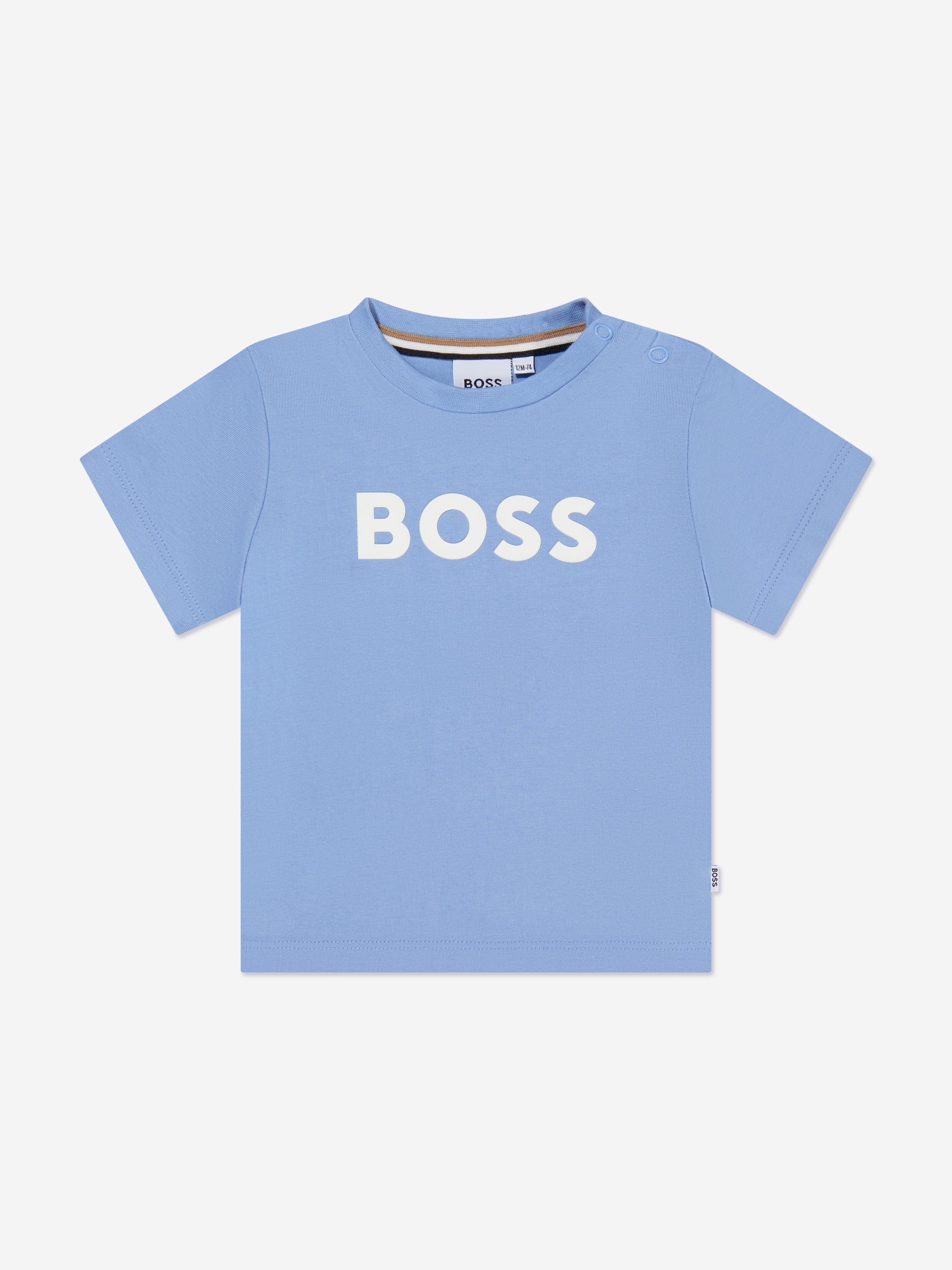 BOSS Baby Boys Logo T-Shirt In Blue