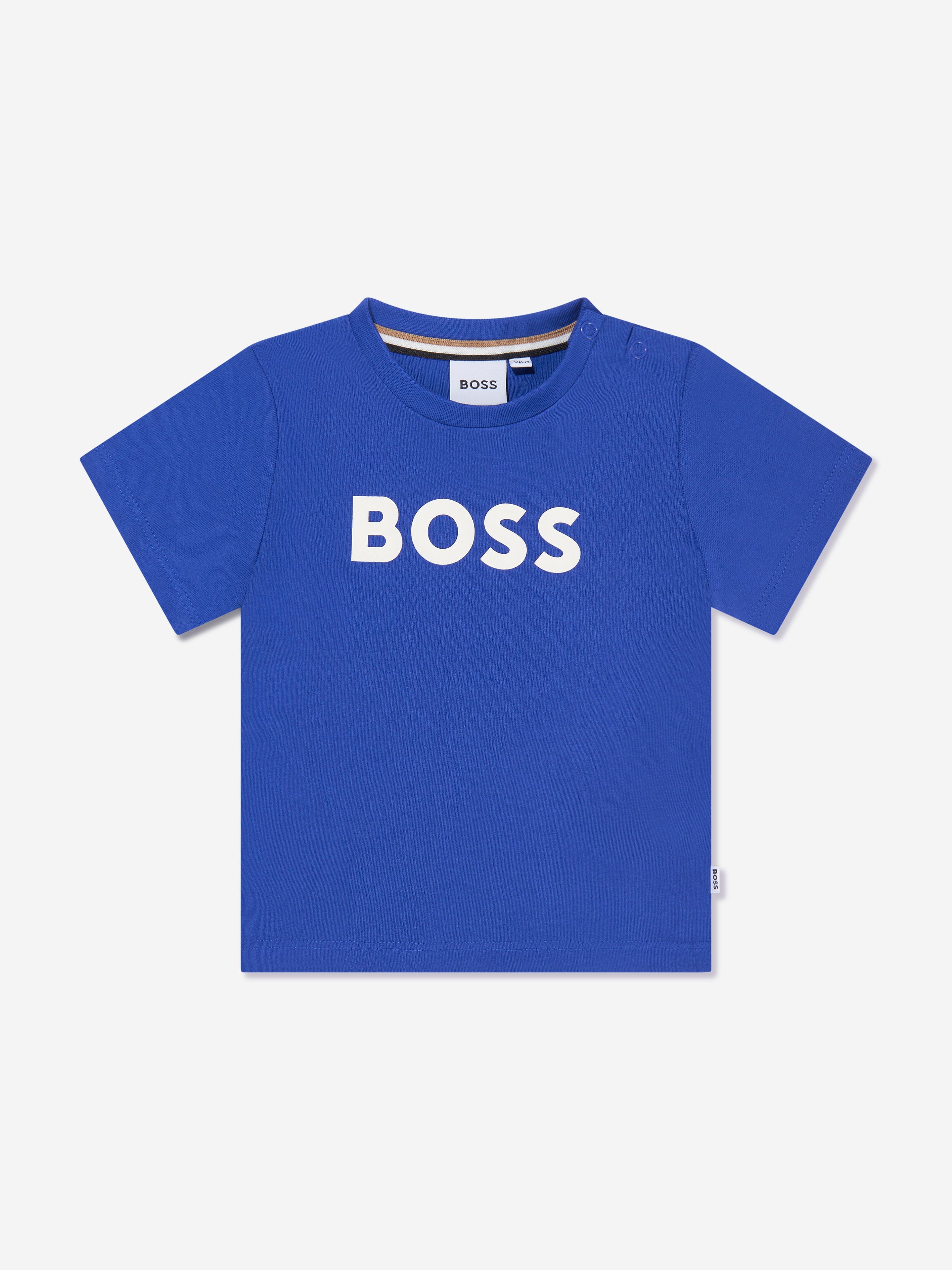 BOSS Baby Boys Logo T-Shirt In Blue