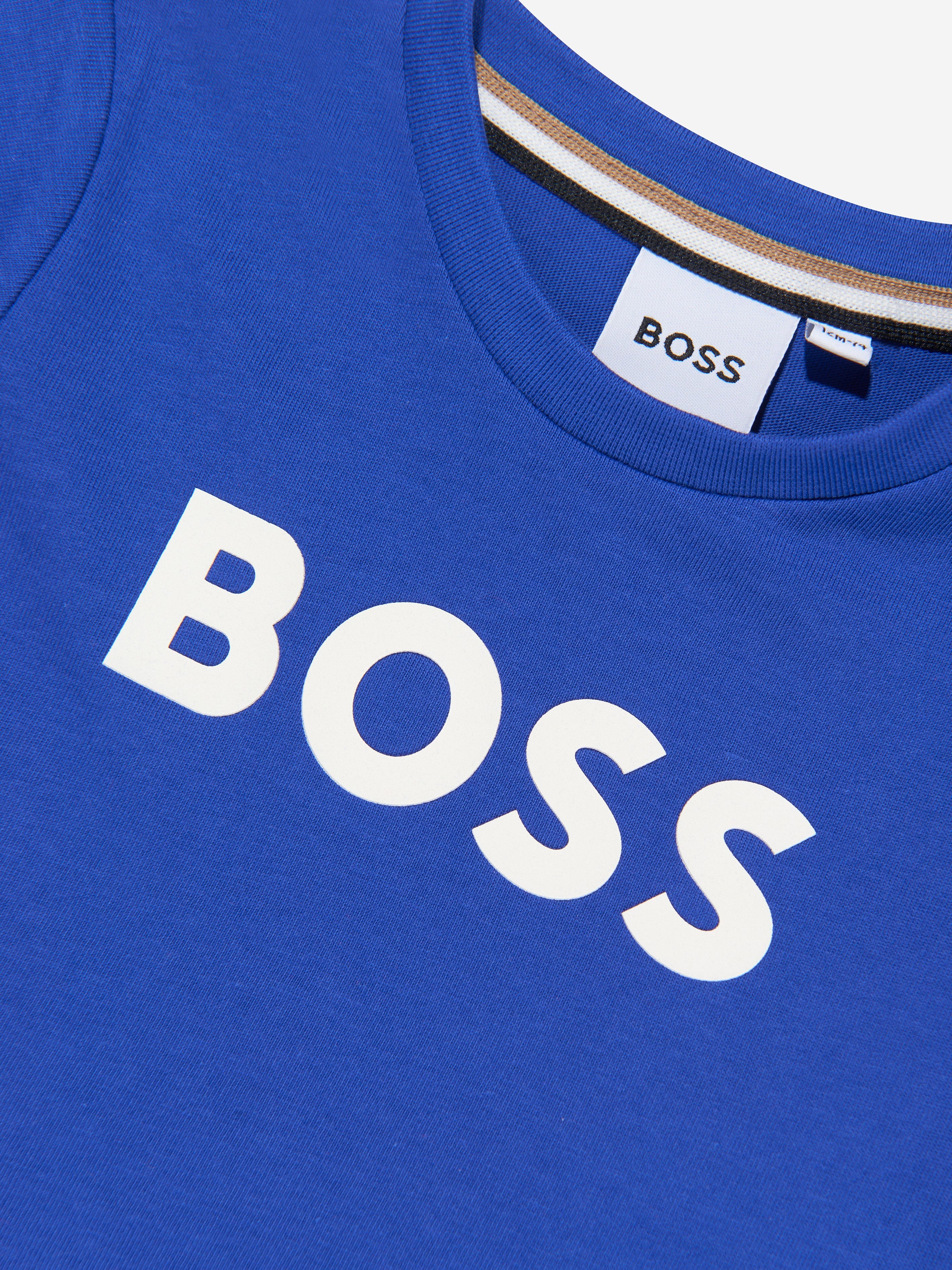 BOSS Baby Boys Logo T-Shirt In Blue