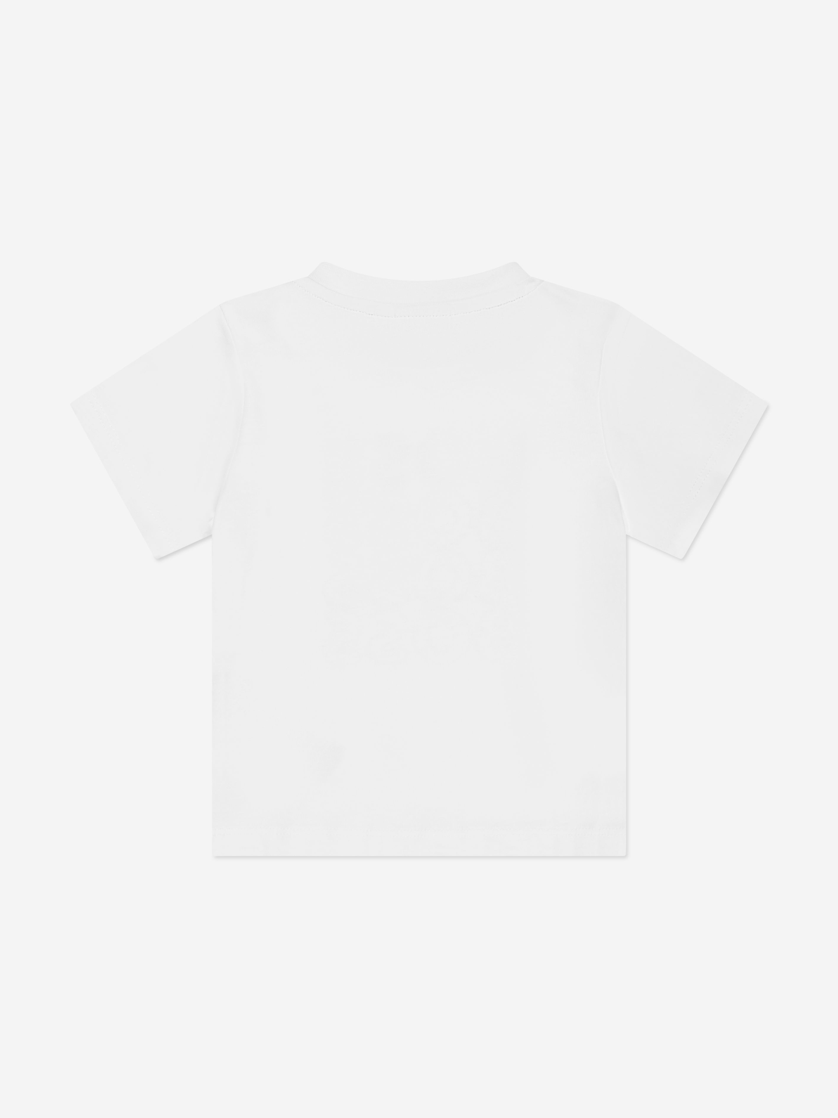 BOSS Baby Boys Gradient Logo T-Shirt In White