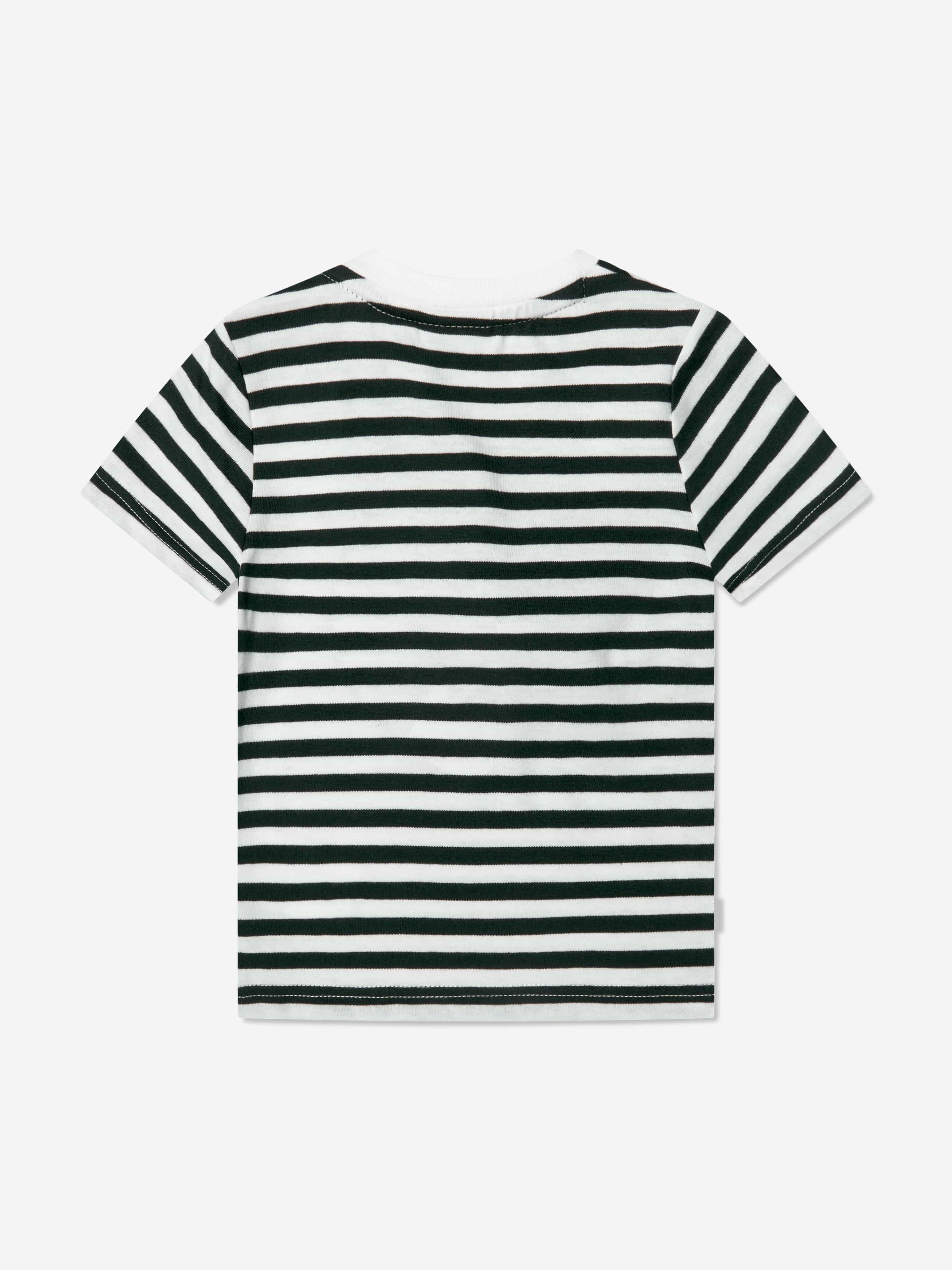 BOSS Baby Boys Striped Tennis T-Shirt In Green