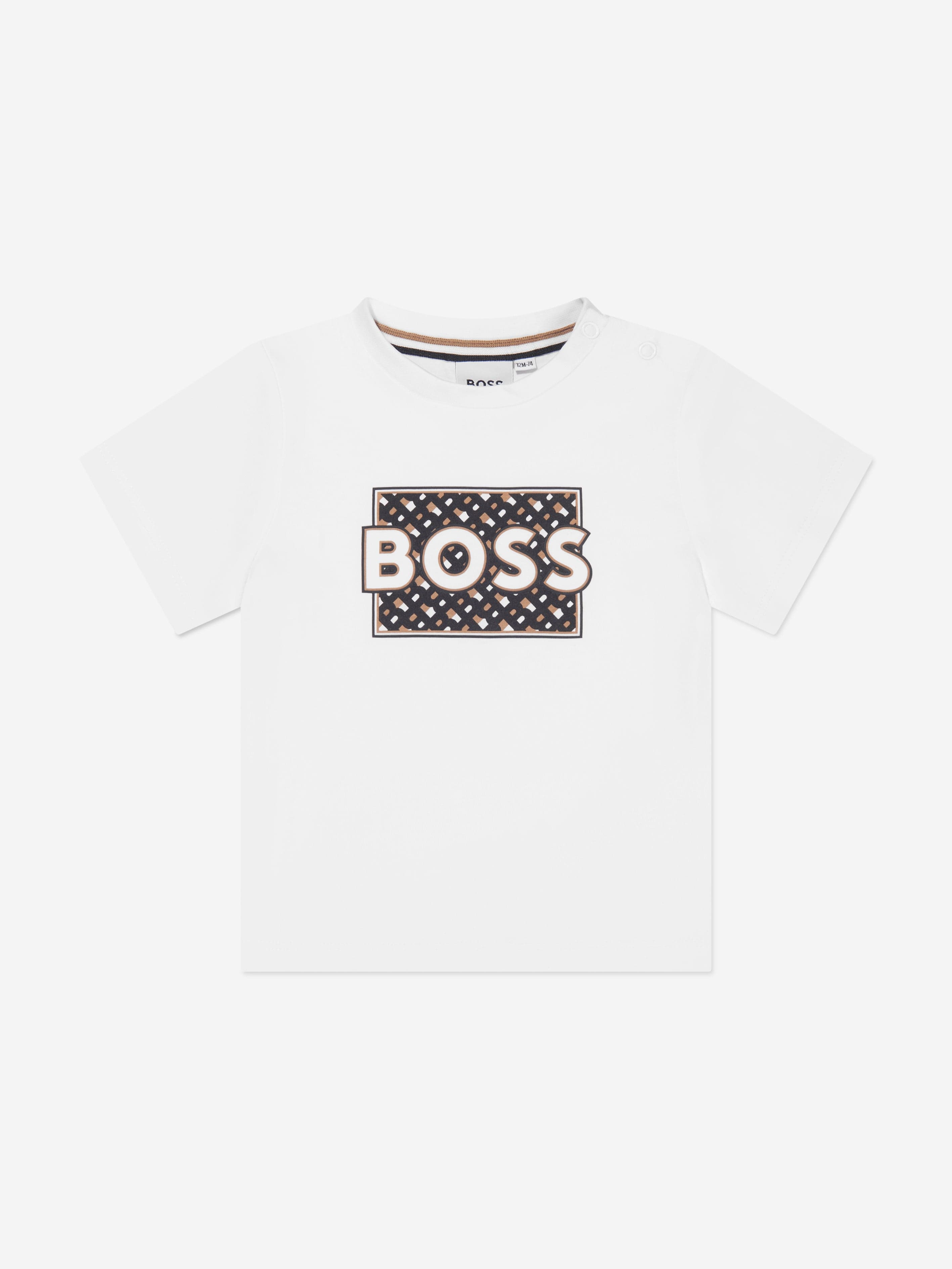 BOSS Baby Boys Logo T-Shirt In White