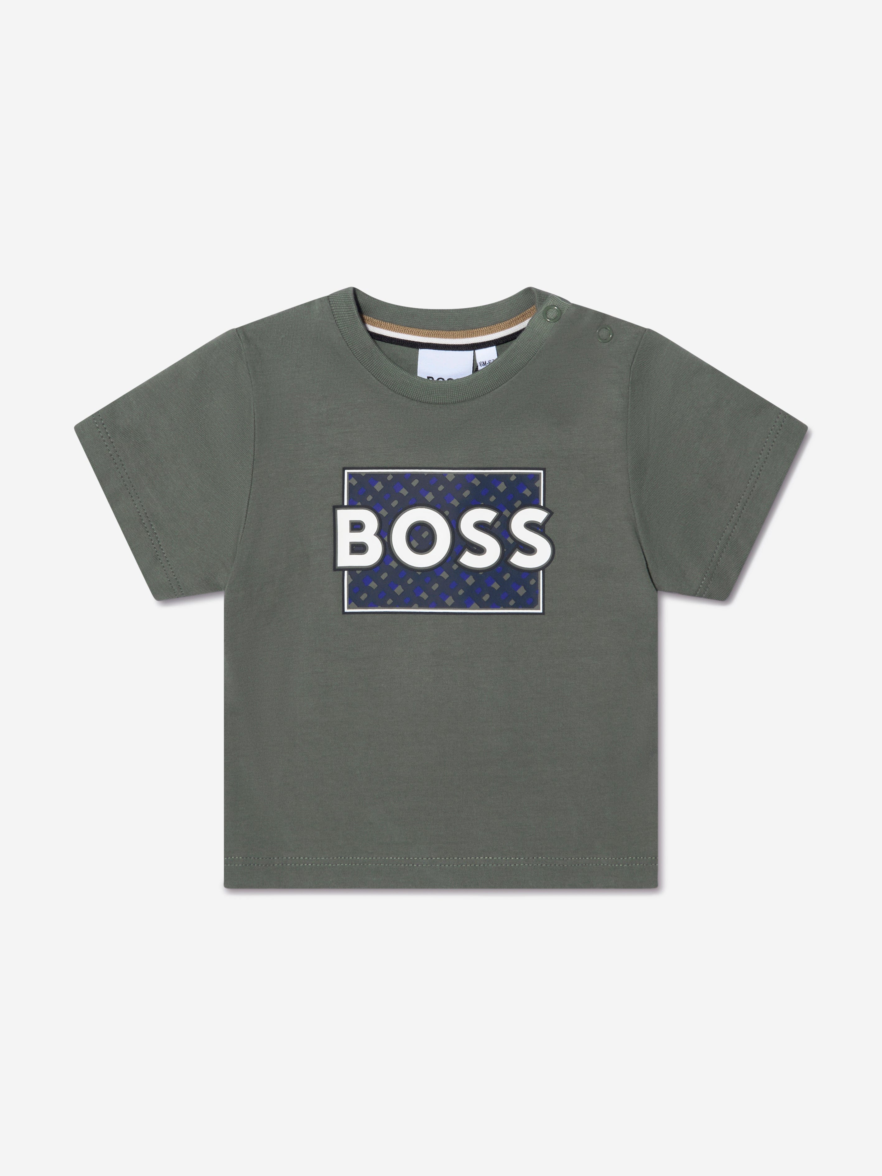 BOSS Baby Boys Logo T-Shirt In Green