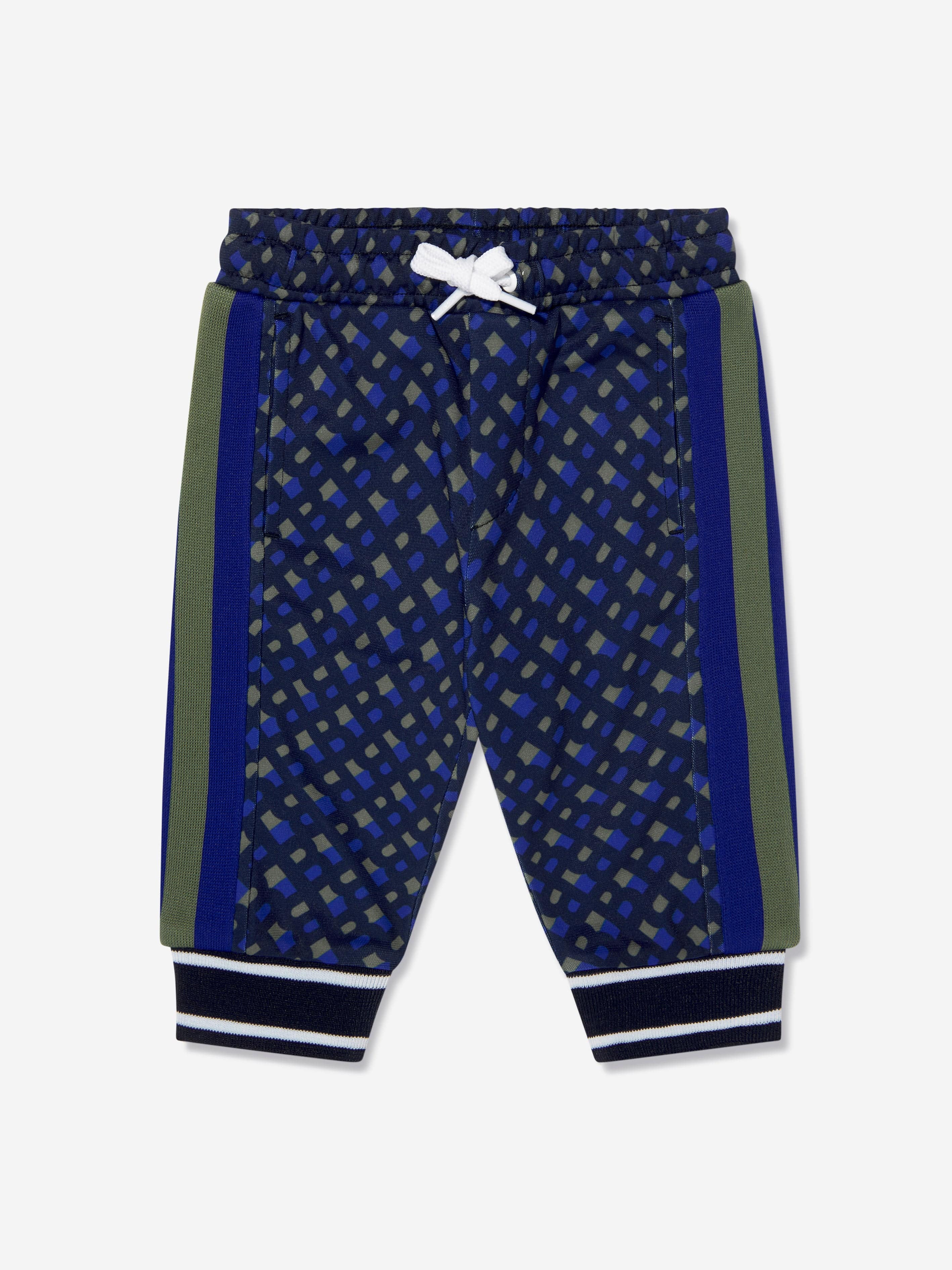 BOSS Baby Boys Patterned Tracksuit In Navy