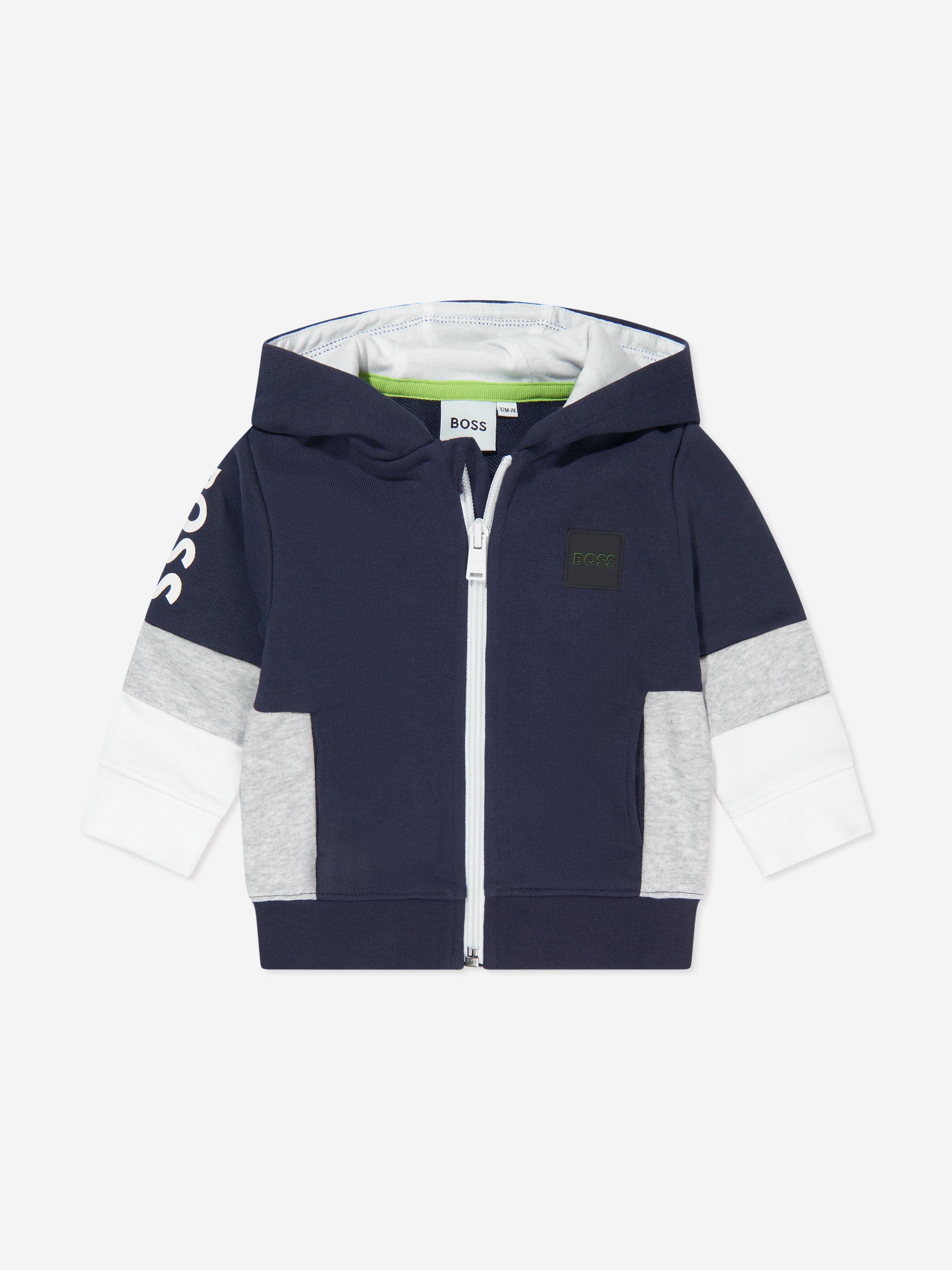 BOSS Baby Boys Logo Tracksuit In Navy