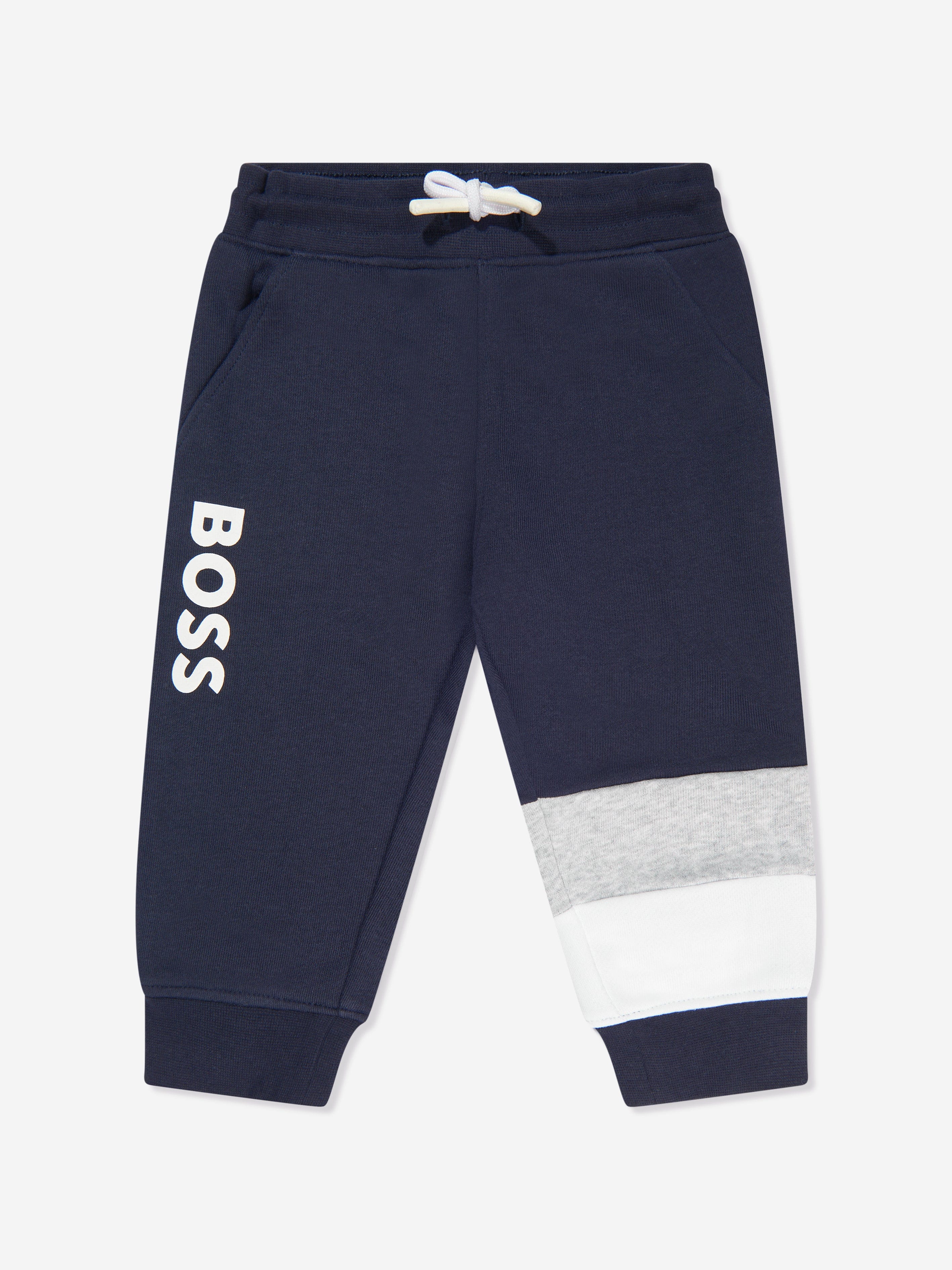 BOSS Baby Boys Logo Tracksuit In Navy