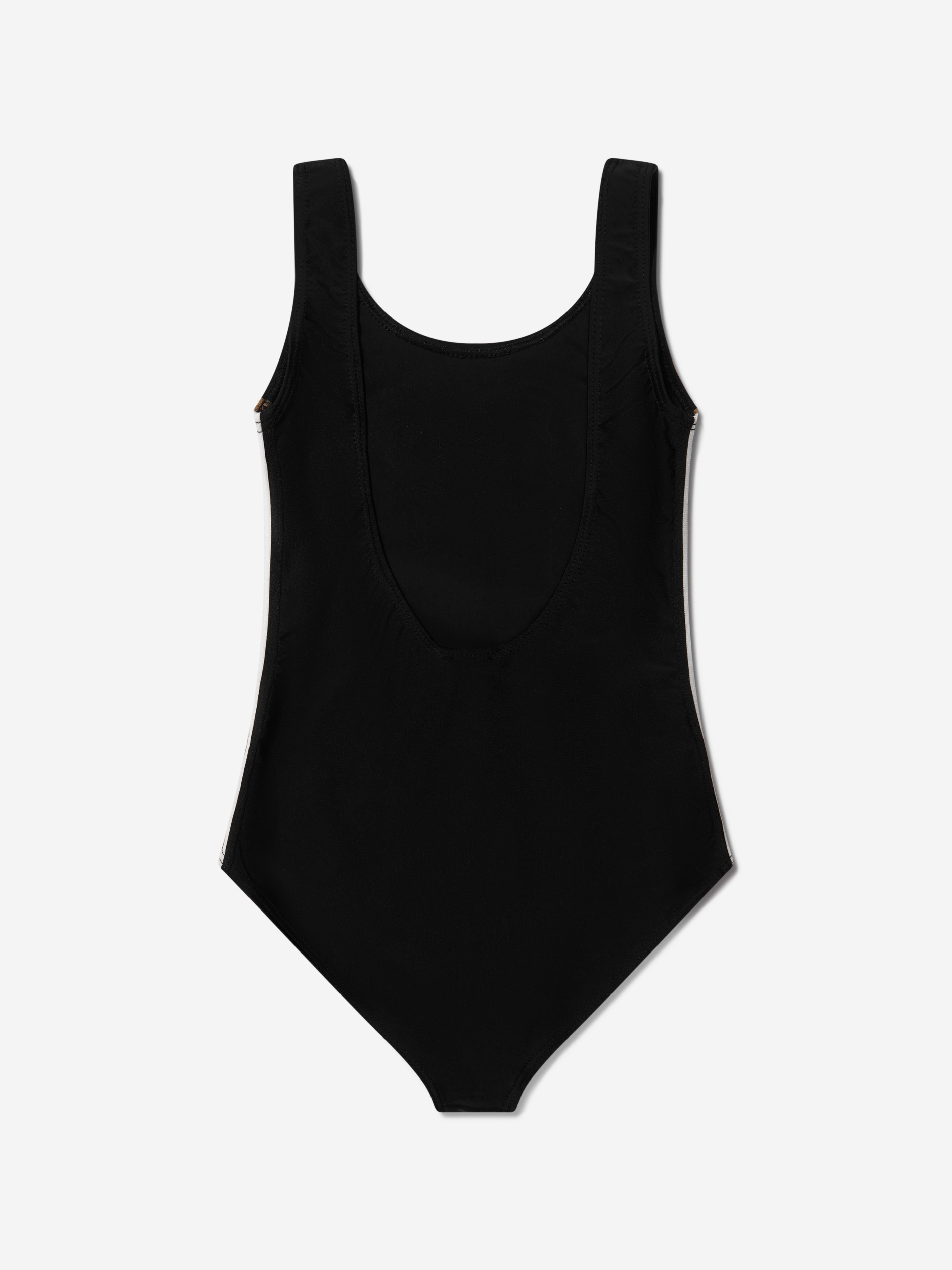 BOSS Girls Logo Swimming Costume In Black