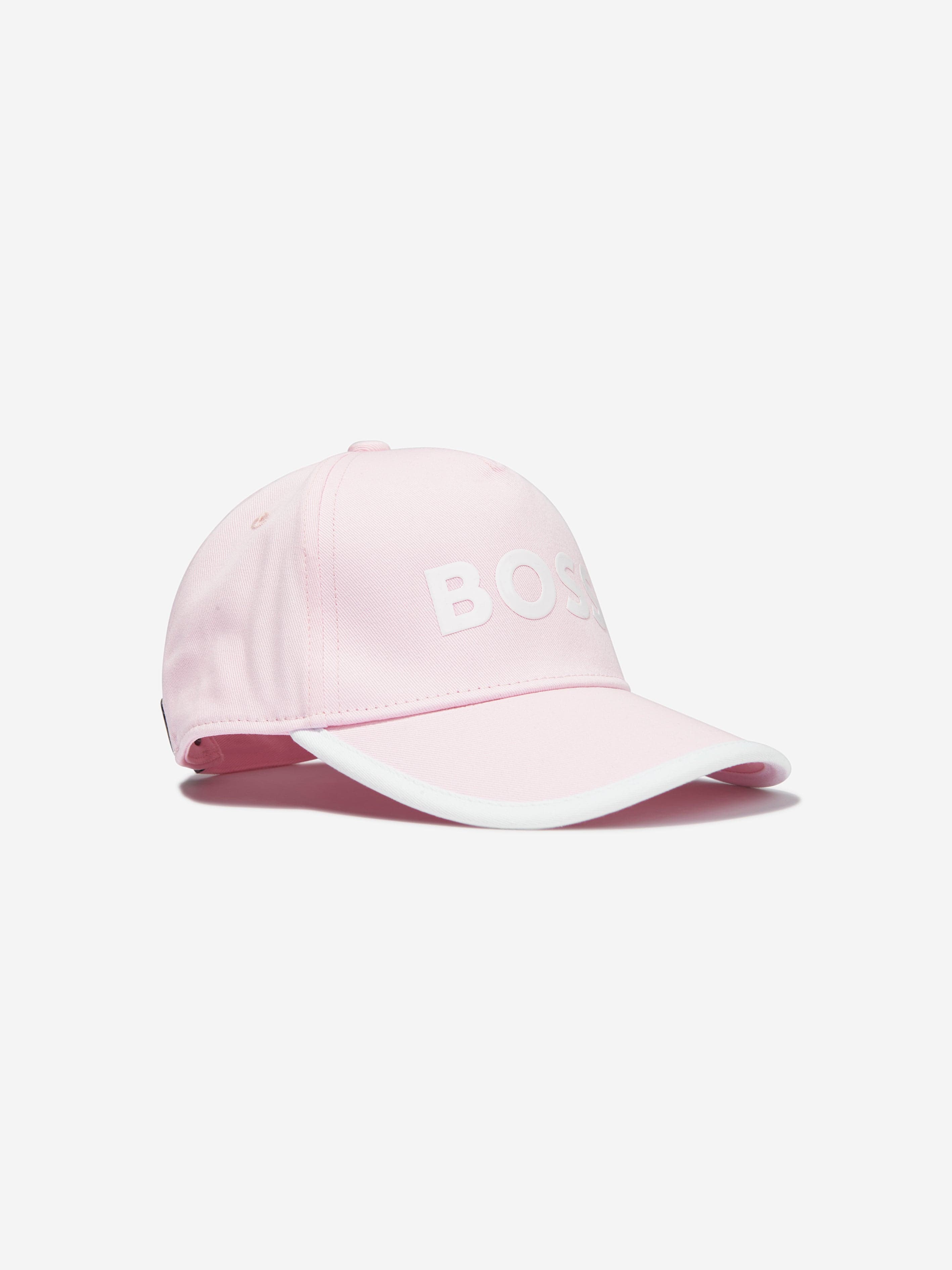 BOSS Girls Logo Cap In Pink