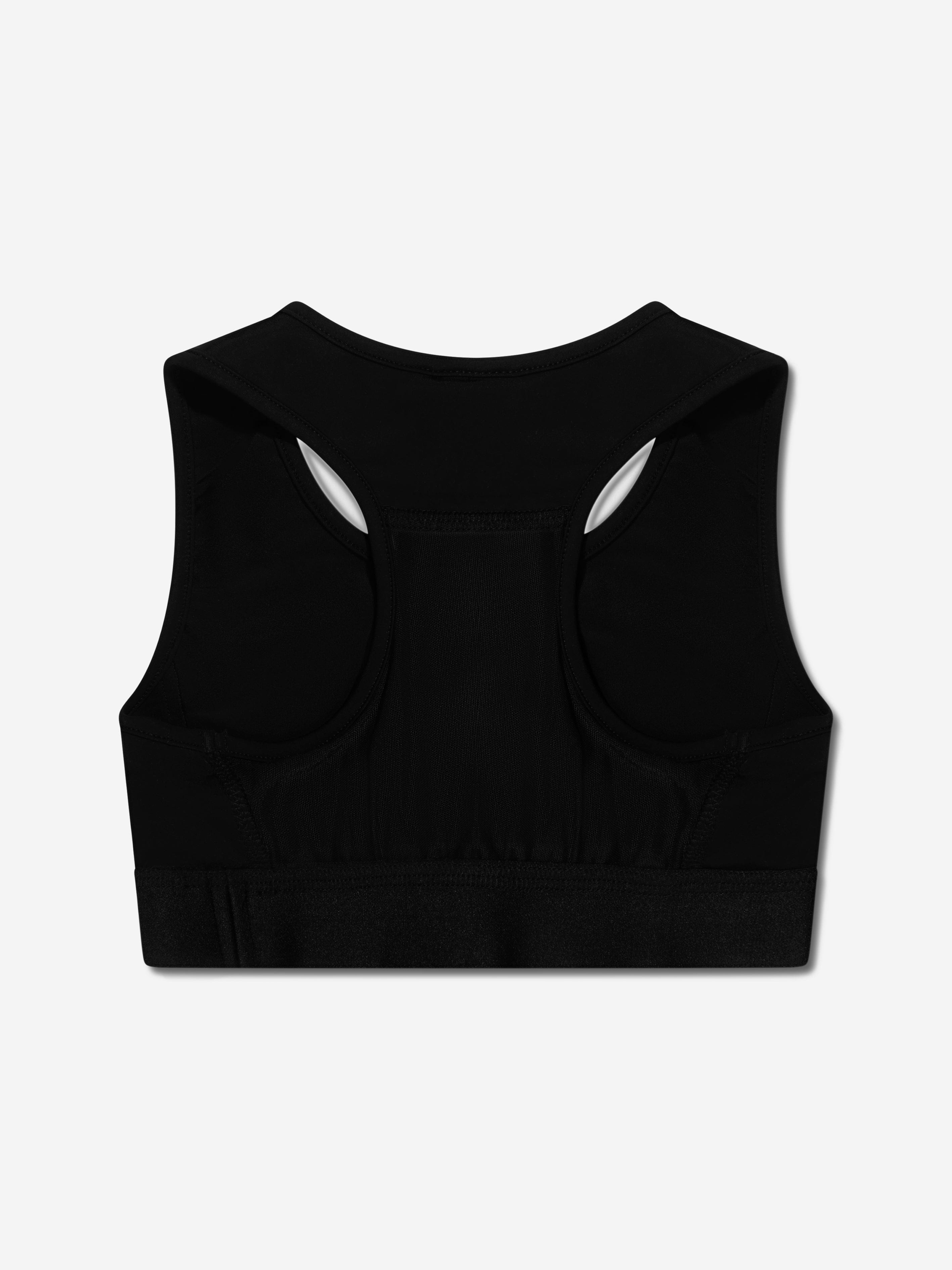 BOSS Girls Logo Sports Top In Black