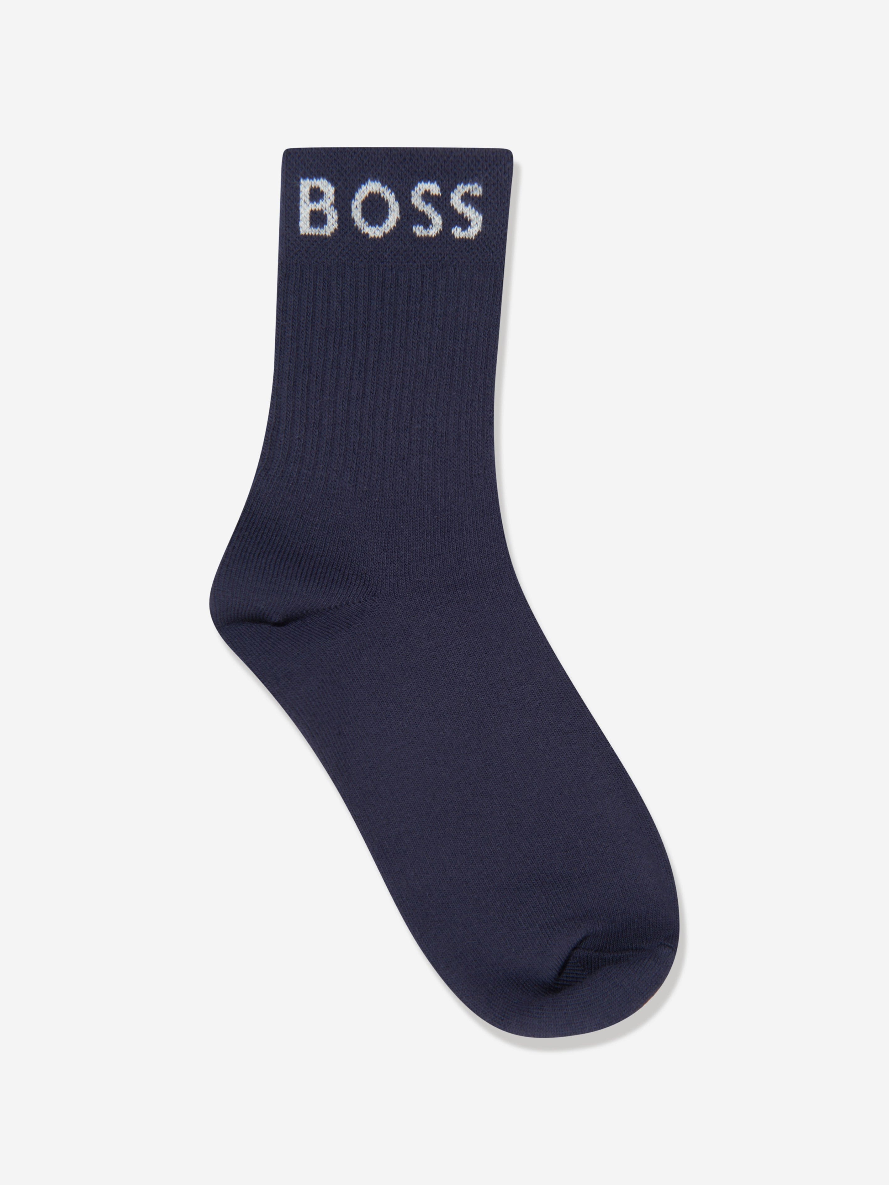 BOSS Boys Socks Set (2 Pairs) In Navy