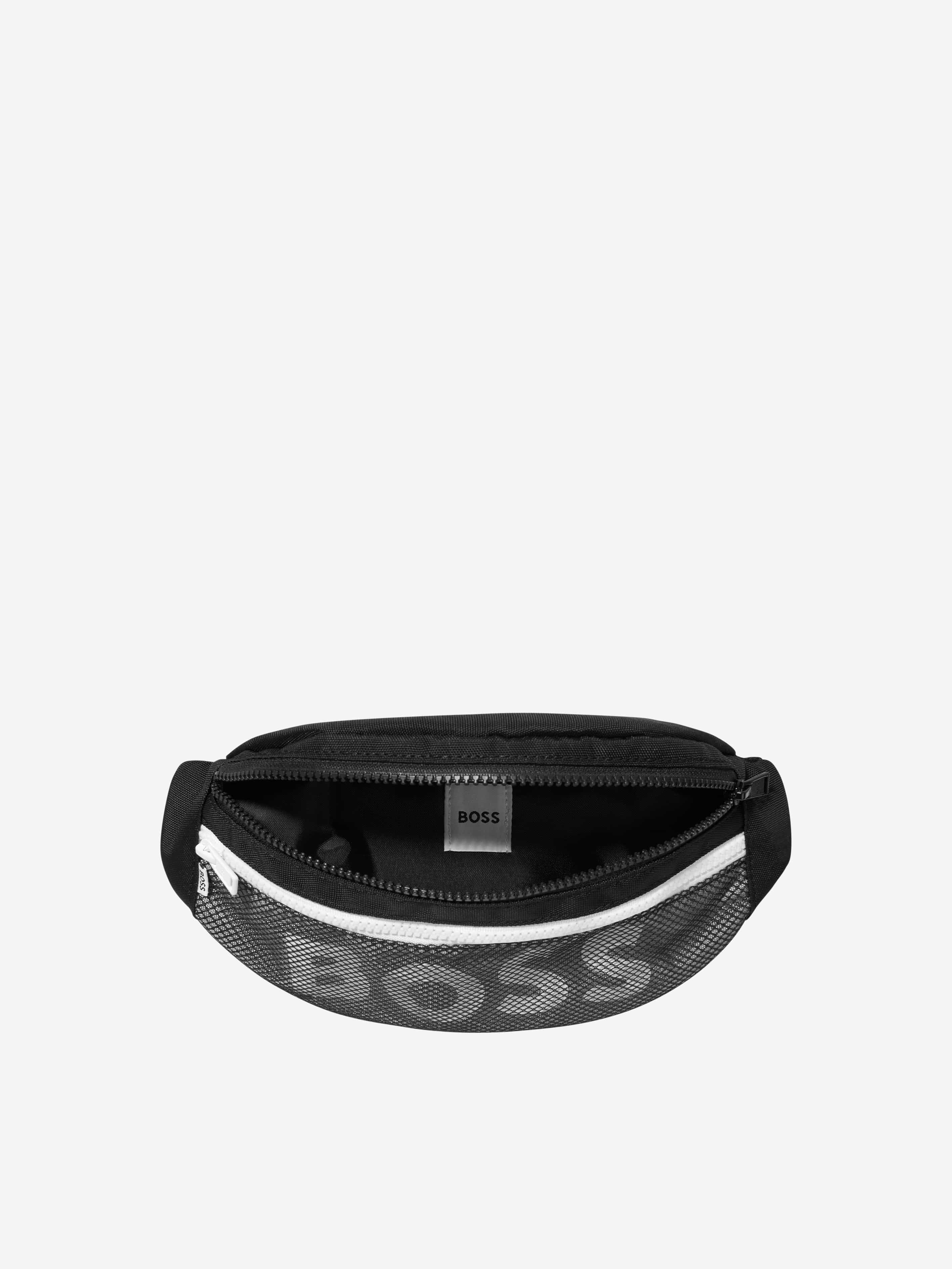 BOSS Kids Logo Belt Bag In Black