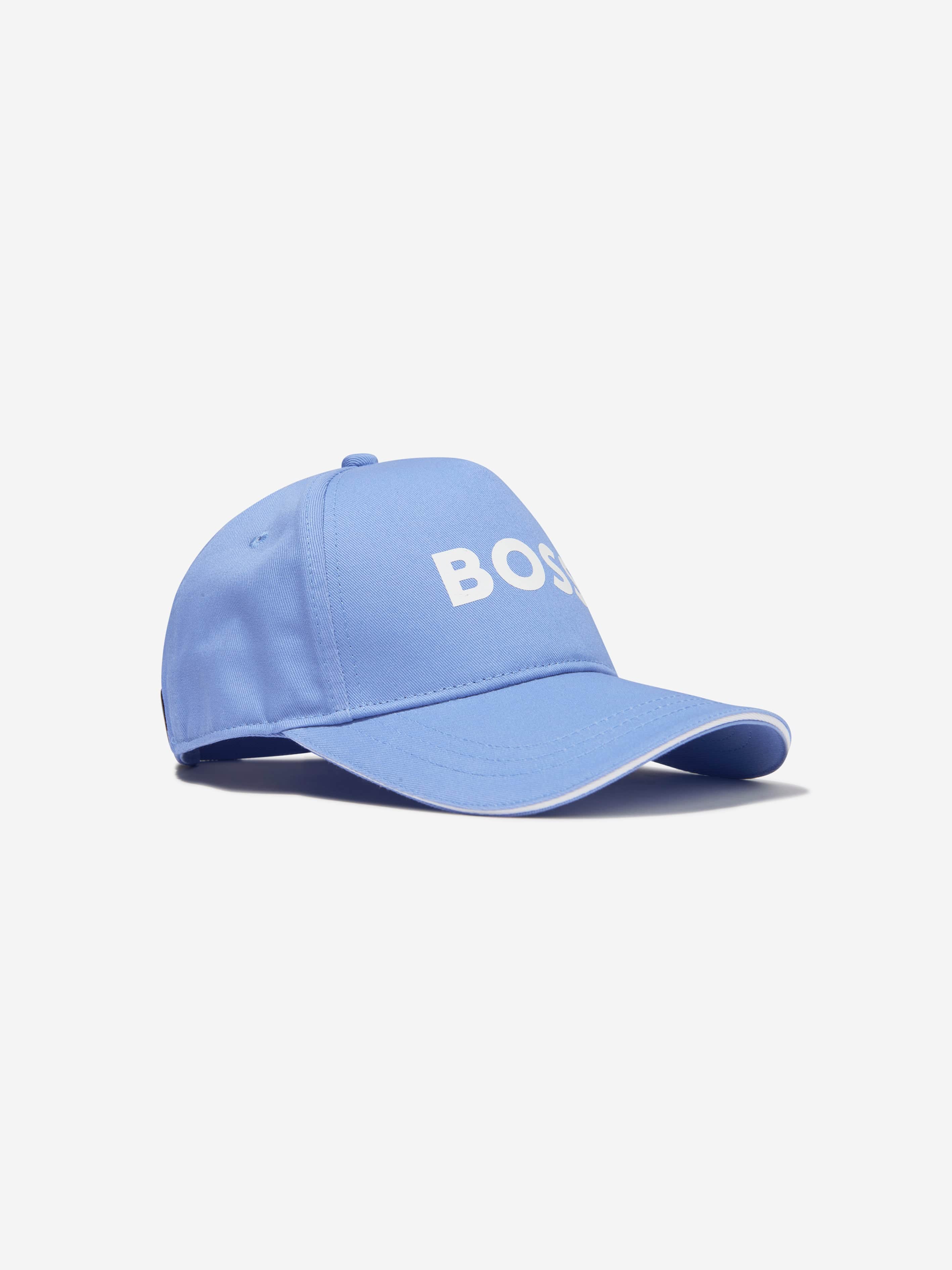 BOSS Boys Logo Cap In Blue