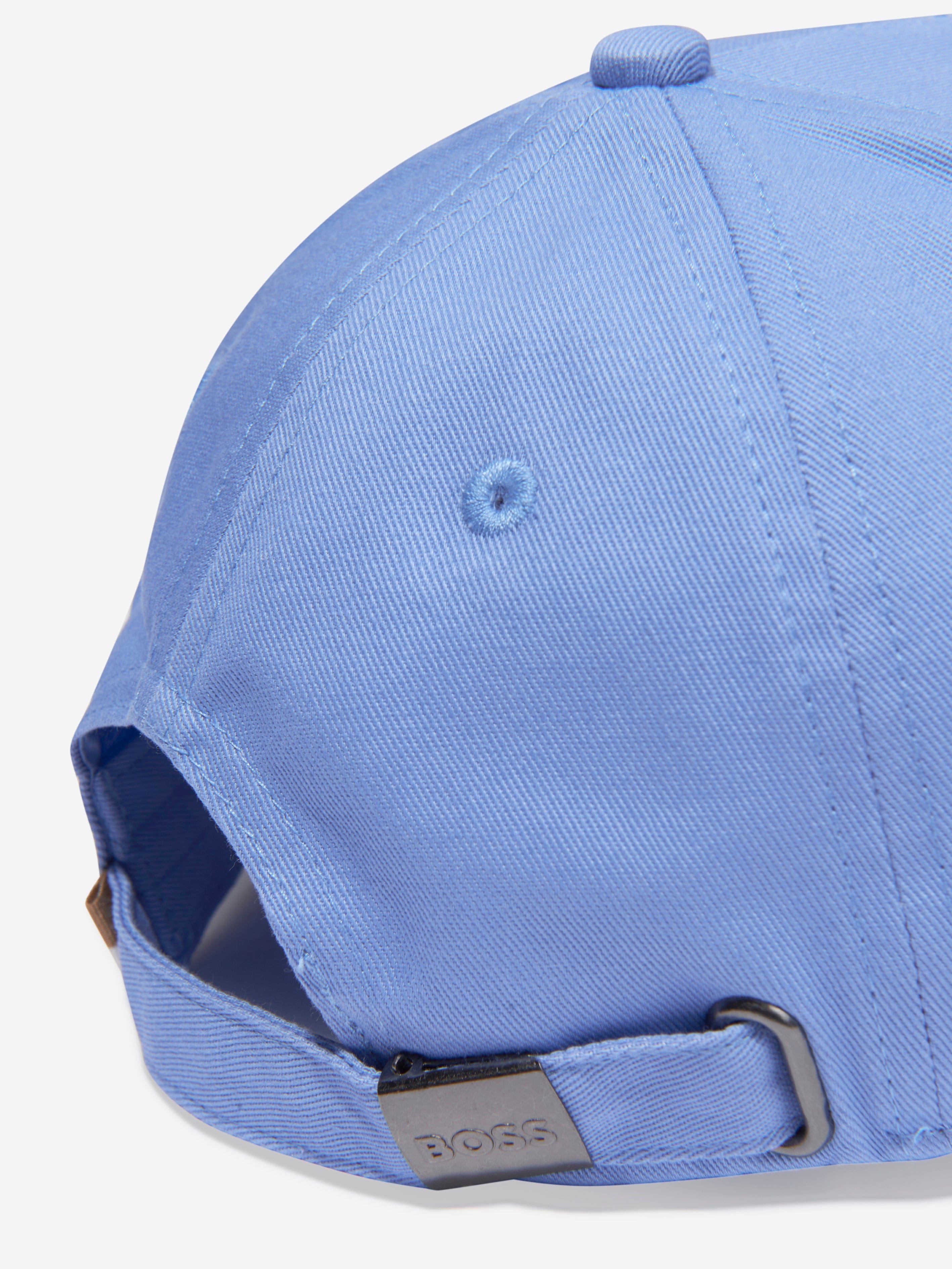 BOSS Boys Logo Cap In Blue