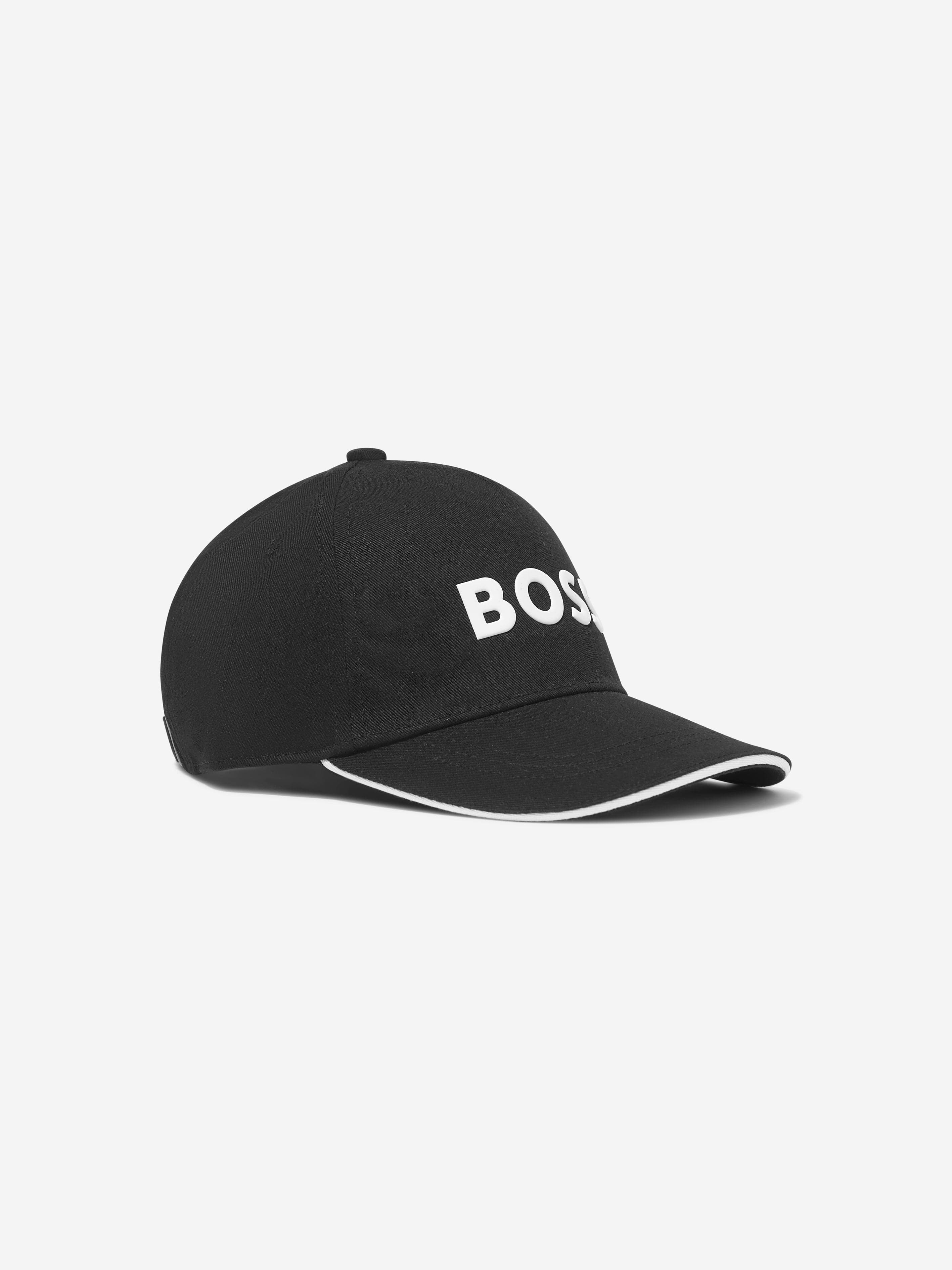 BOSS Boys Logo Cap In Black