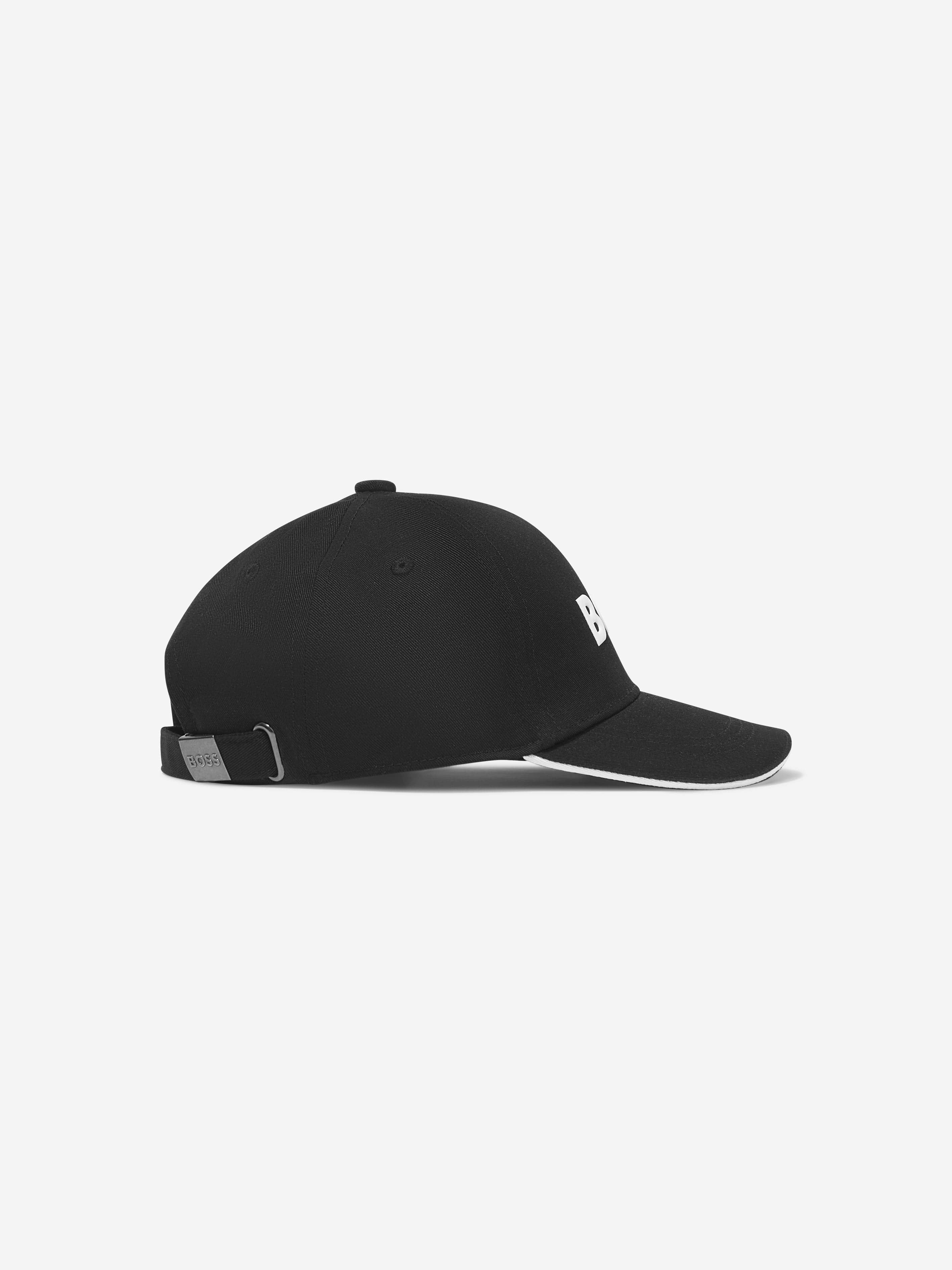 BOSS Boys Logo Cap In Black