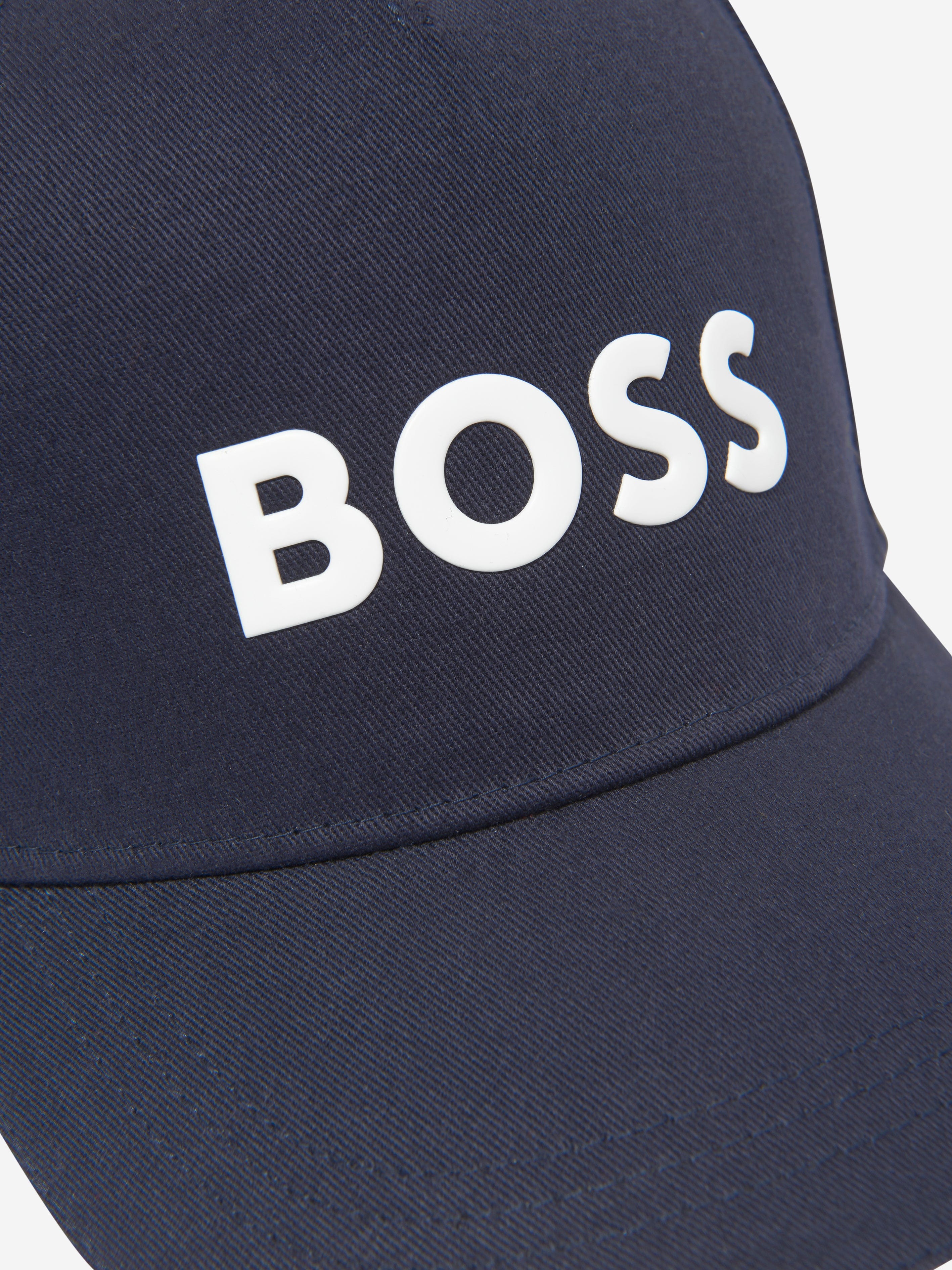 BOSS Boys Logo Cap In Navy