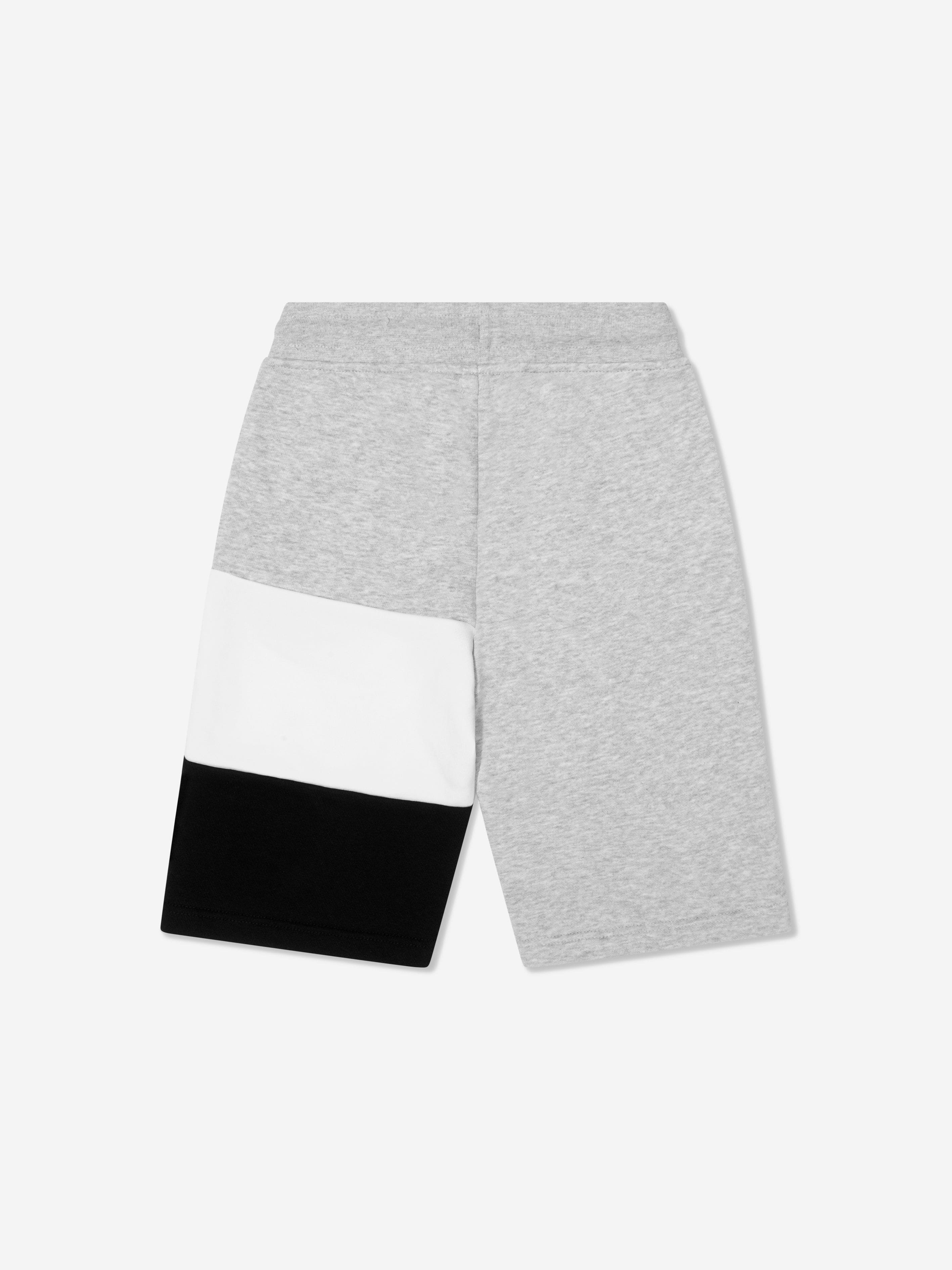 BOSS Boys Logo Bermuda Shorts In Grey