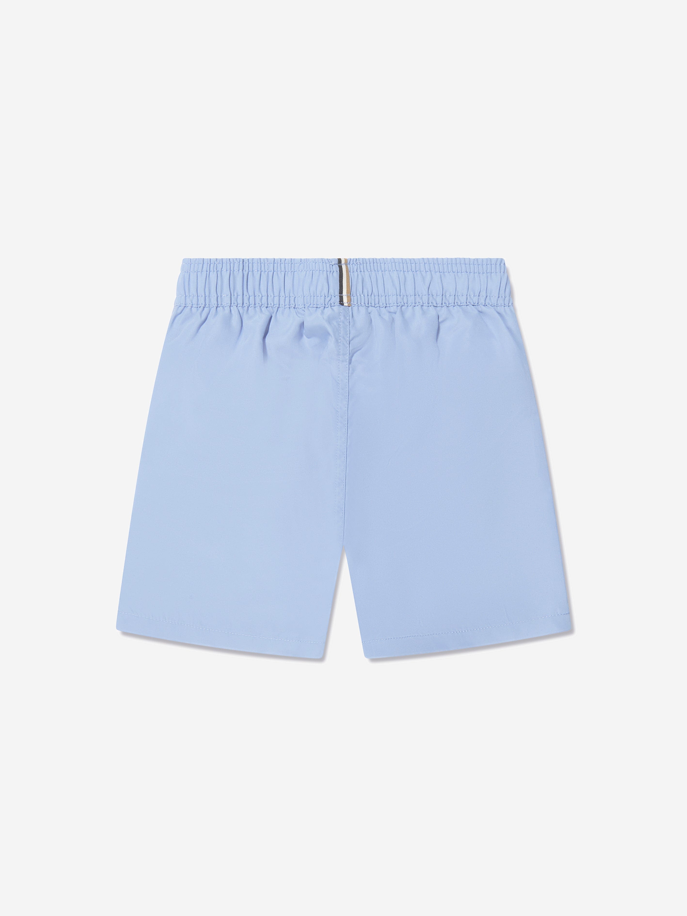 BOSS Boys Logo Swim Shorts In Blue