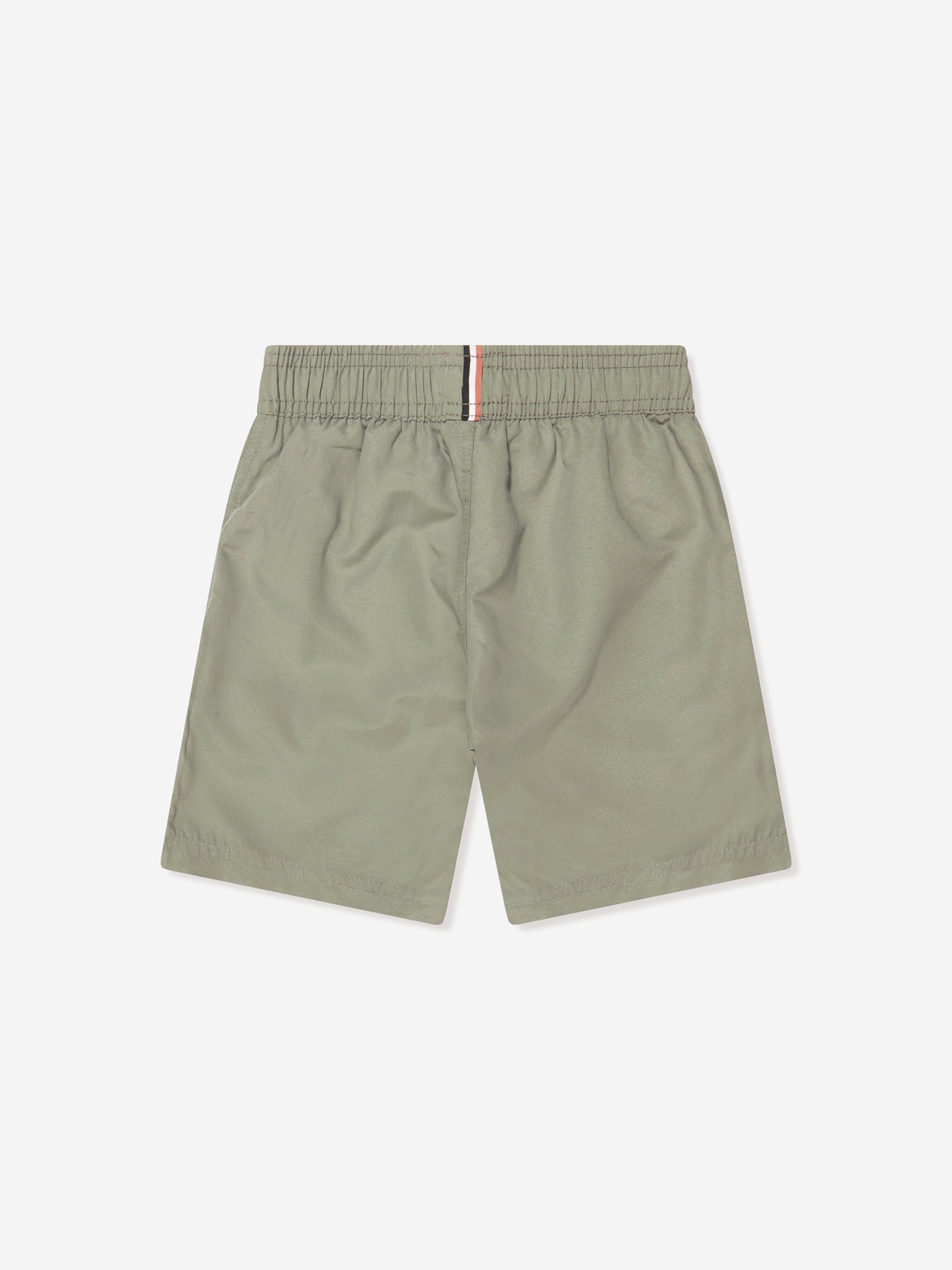 BOSS Boys Swim Shorts In Green