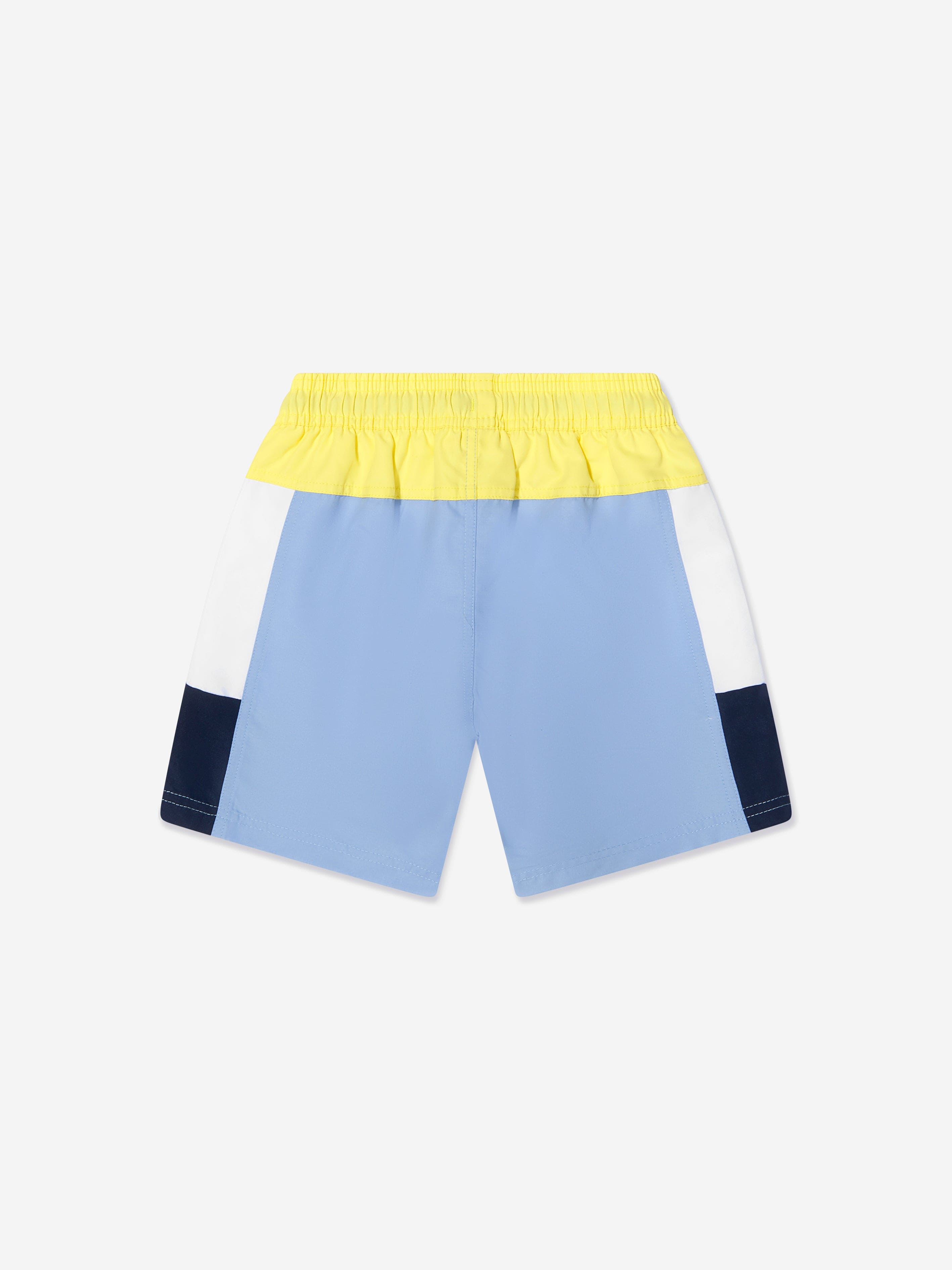 BOSS Boys Colourblock Swim Shorts In Blue