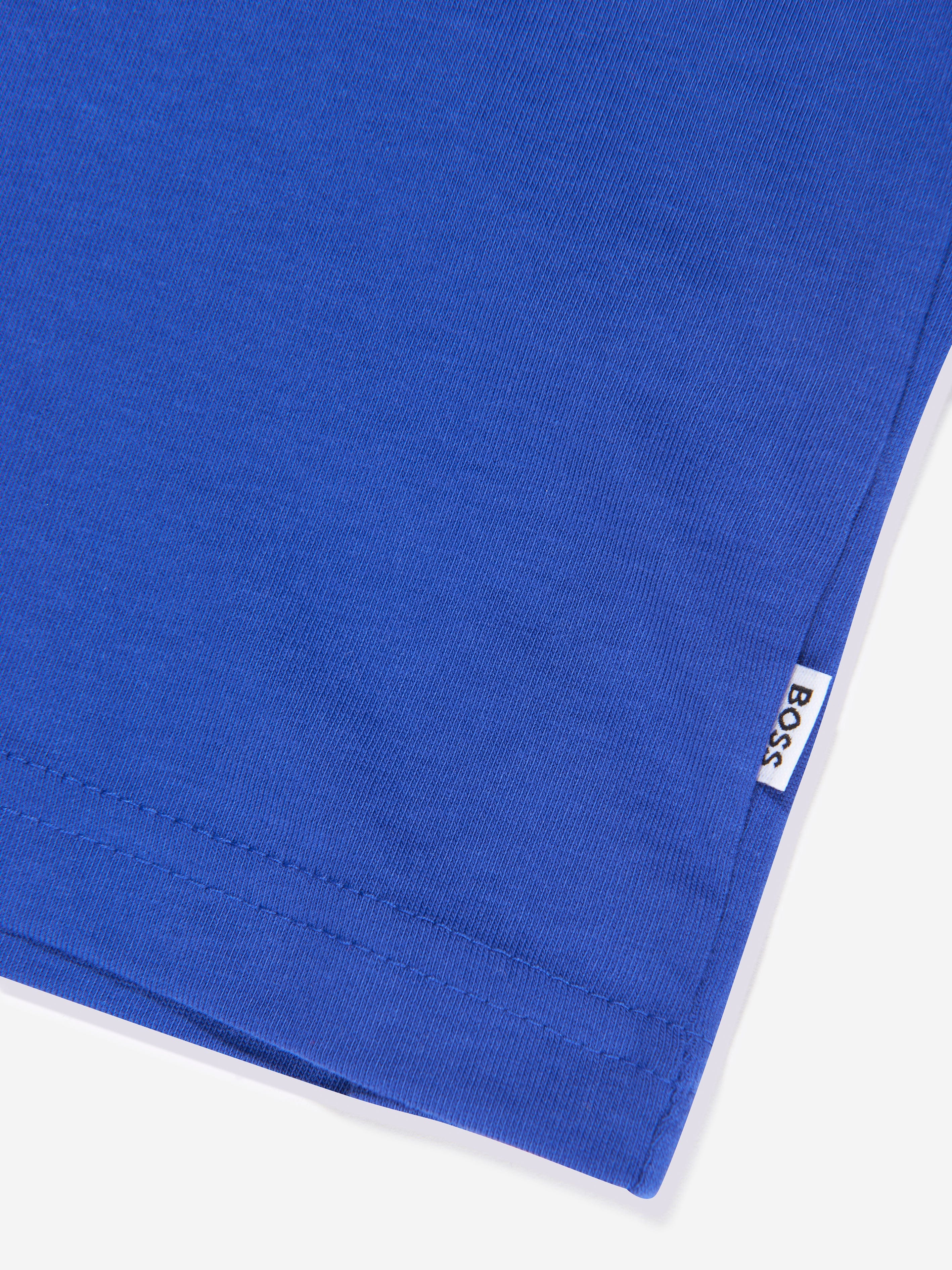 BOSS Boys Logo Print T-Shirt In Blue