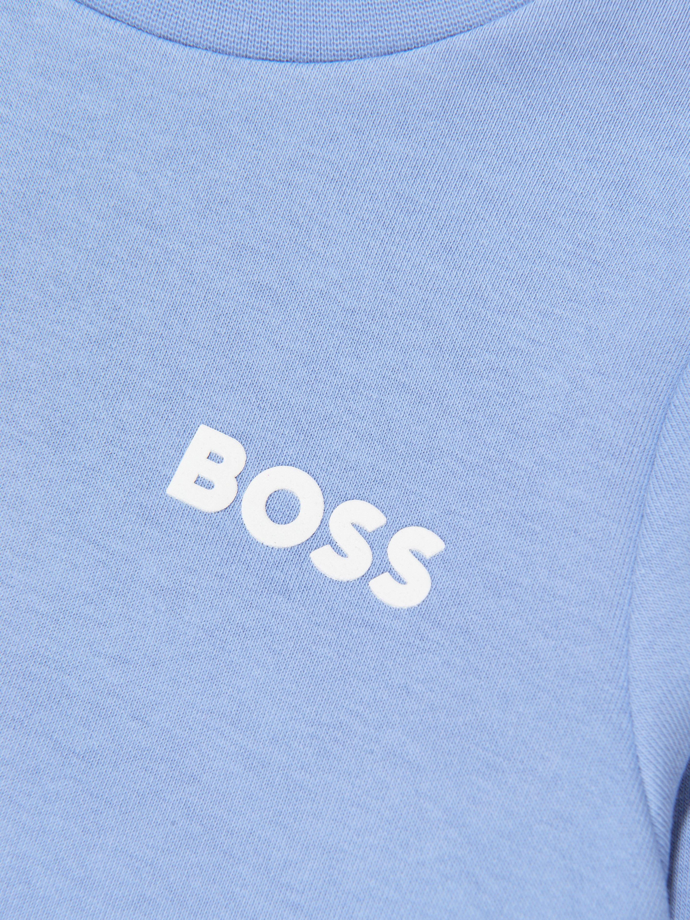 BOSS Boys Logo Sweatshirt In Blue