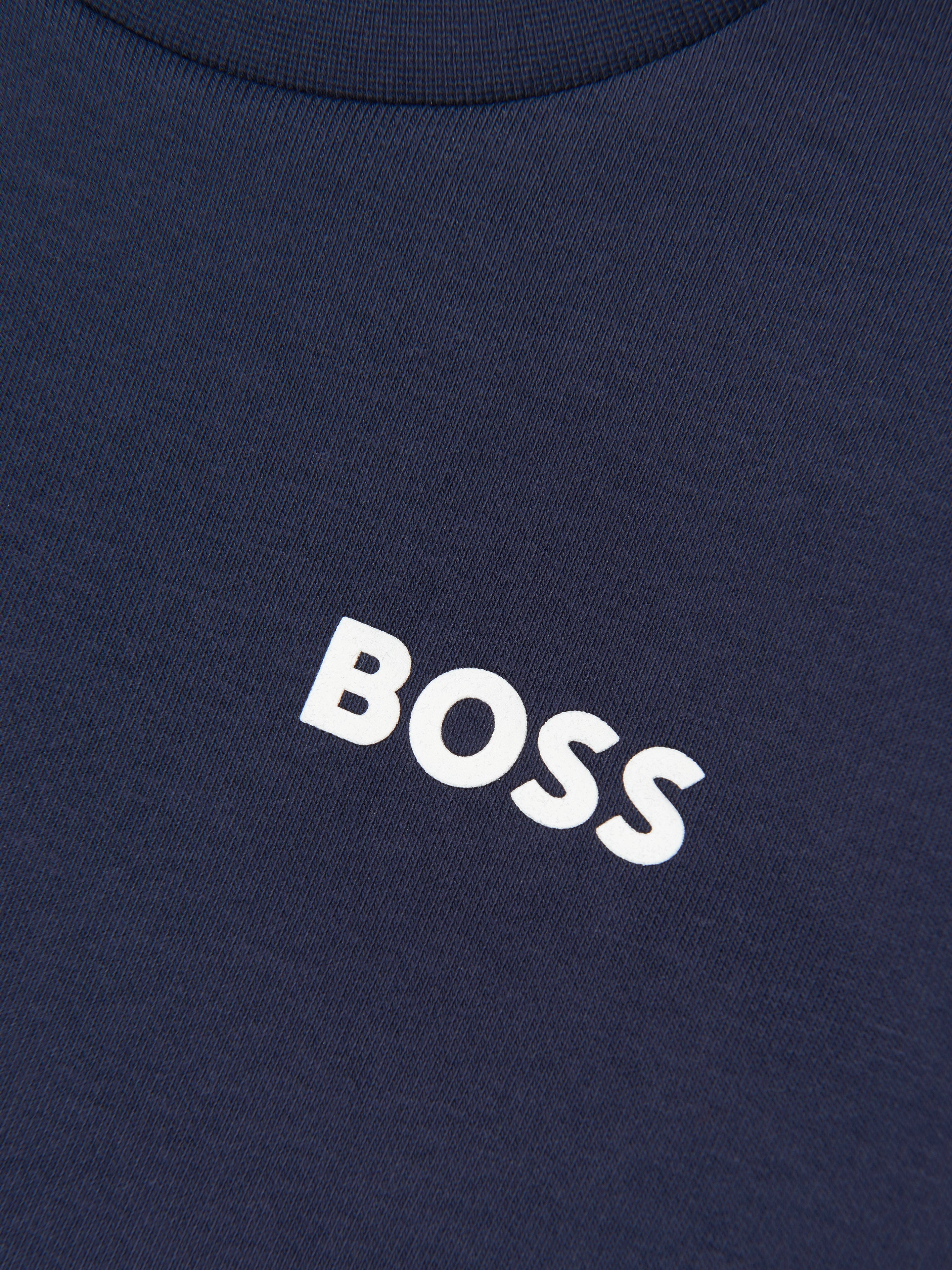 BOSS Boys Logo Sweatshirt In Navy