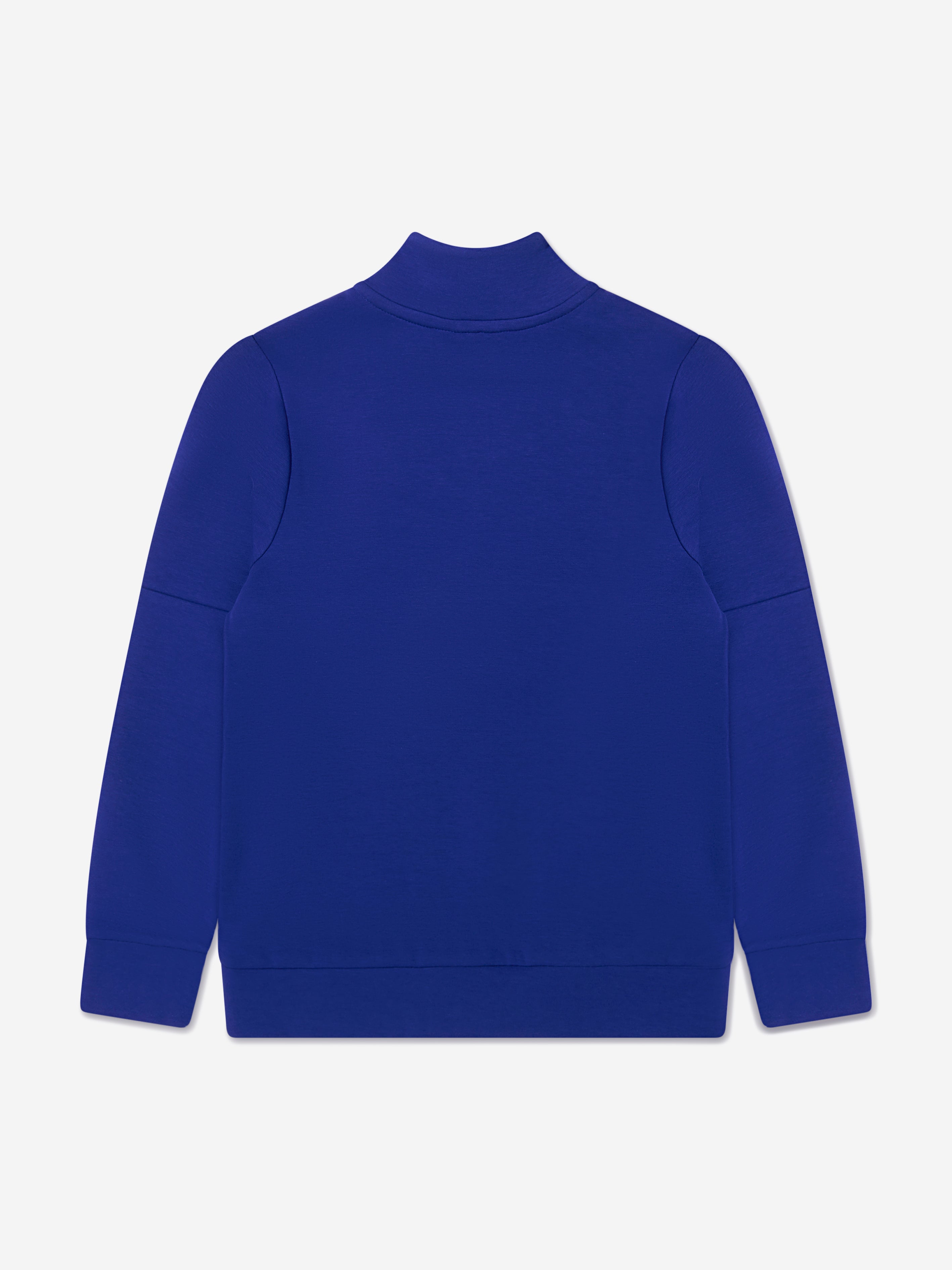 BOSS Boys Half Zip Sweatshirt In Blue