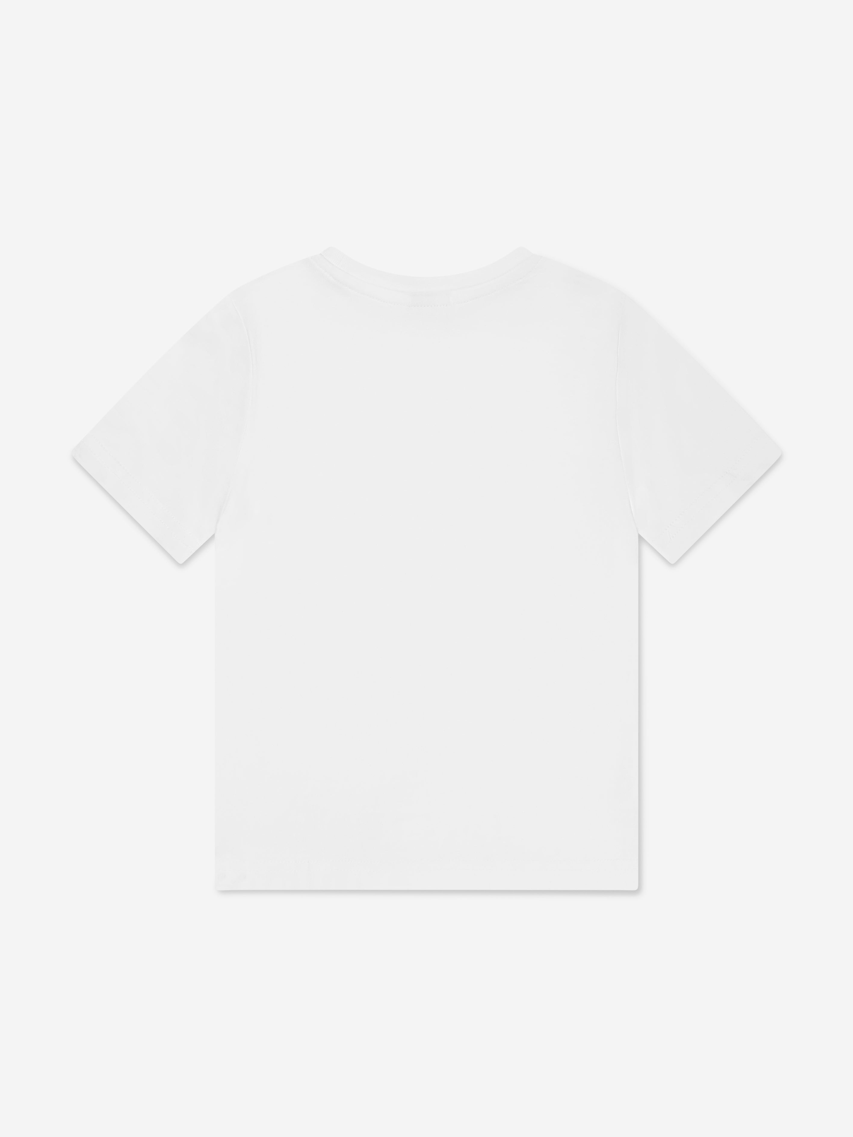 BOSS Boys Logo Print T-Shirt in White