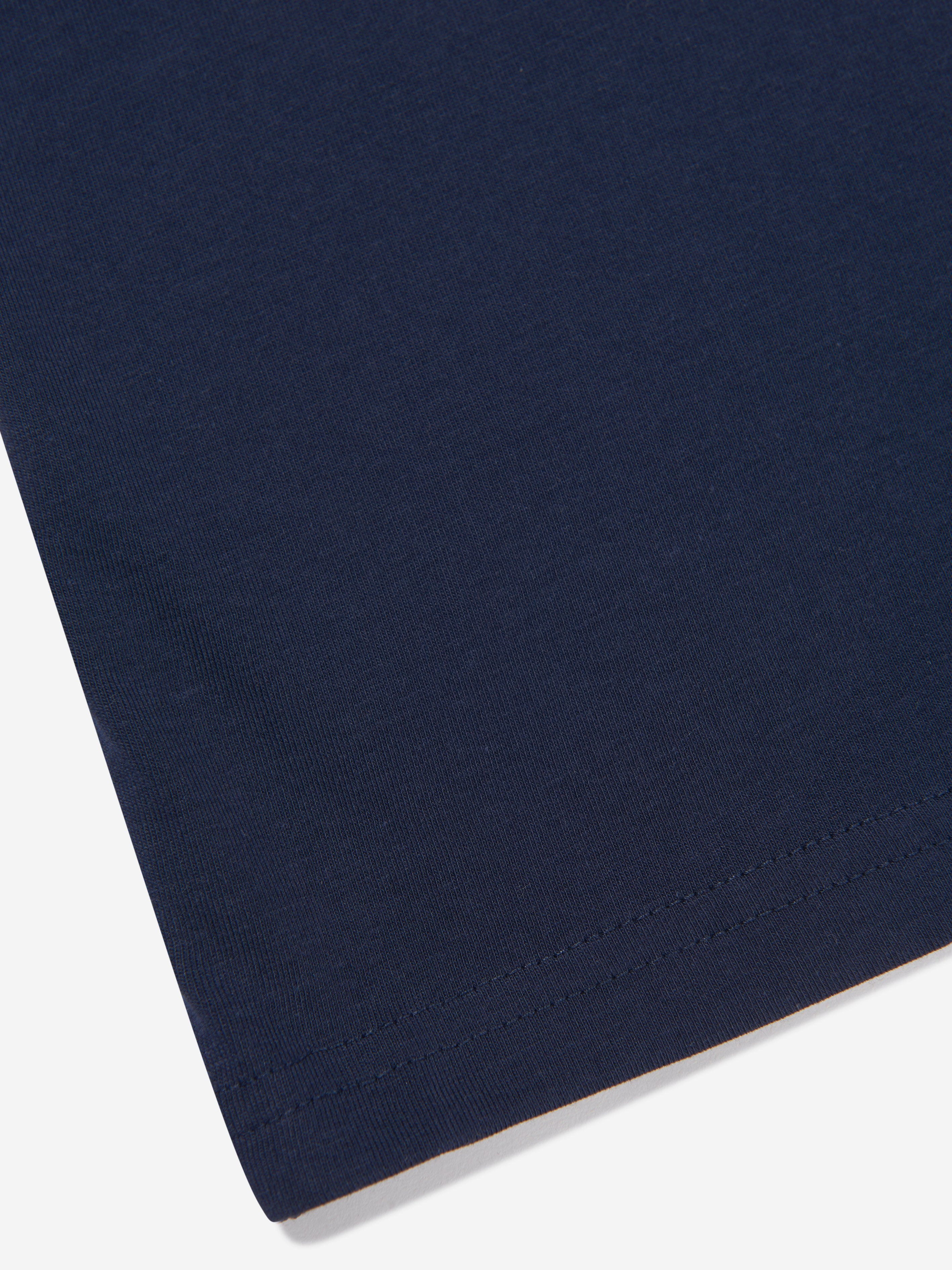 BOSS Boys Logo T-Shirt in Navy