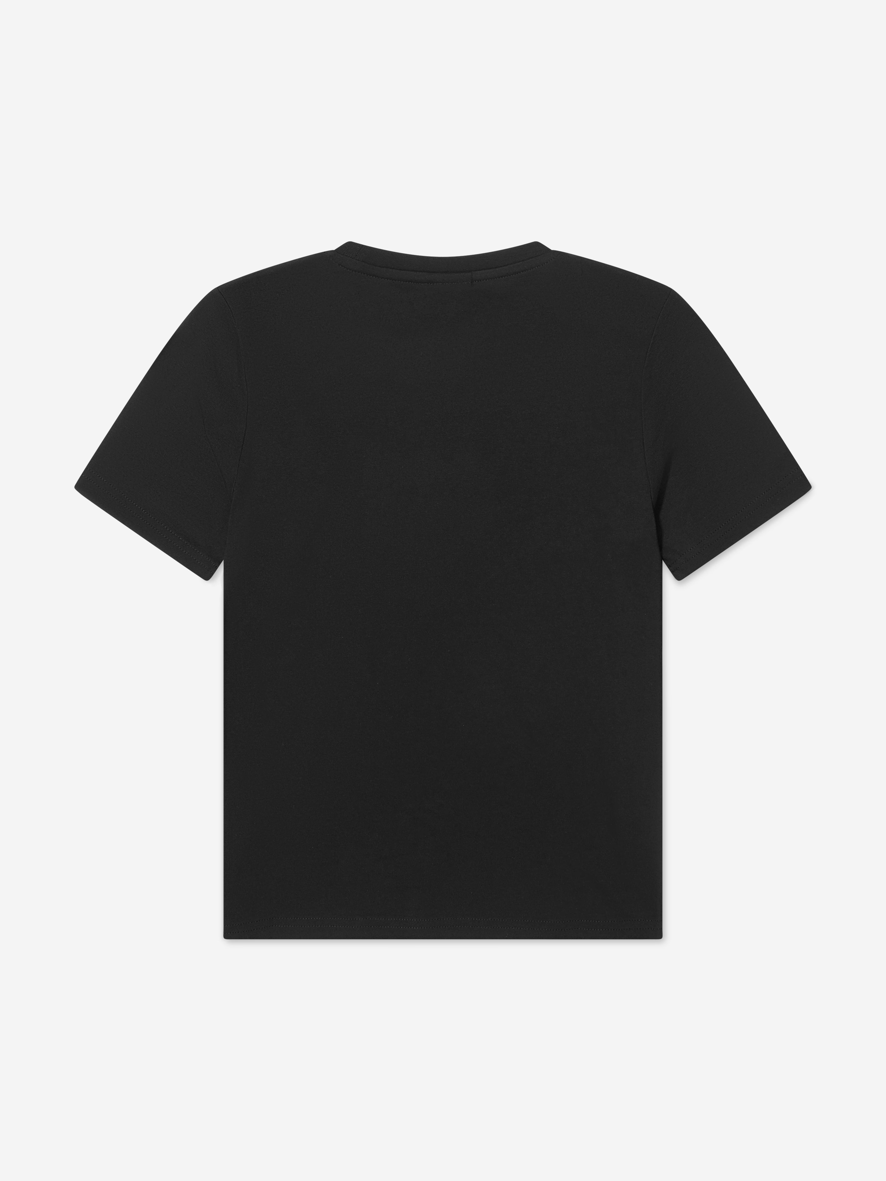 BOSS Boys Logo T-Shirt in Black