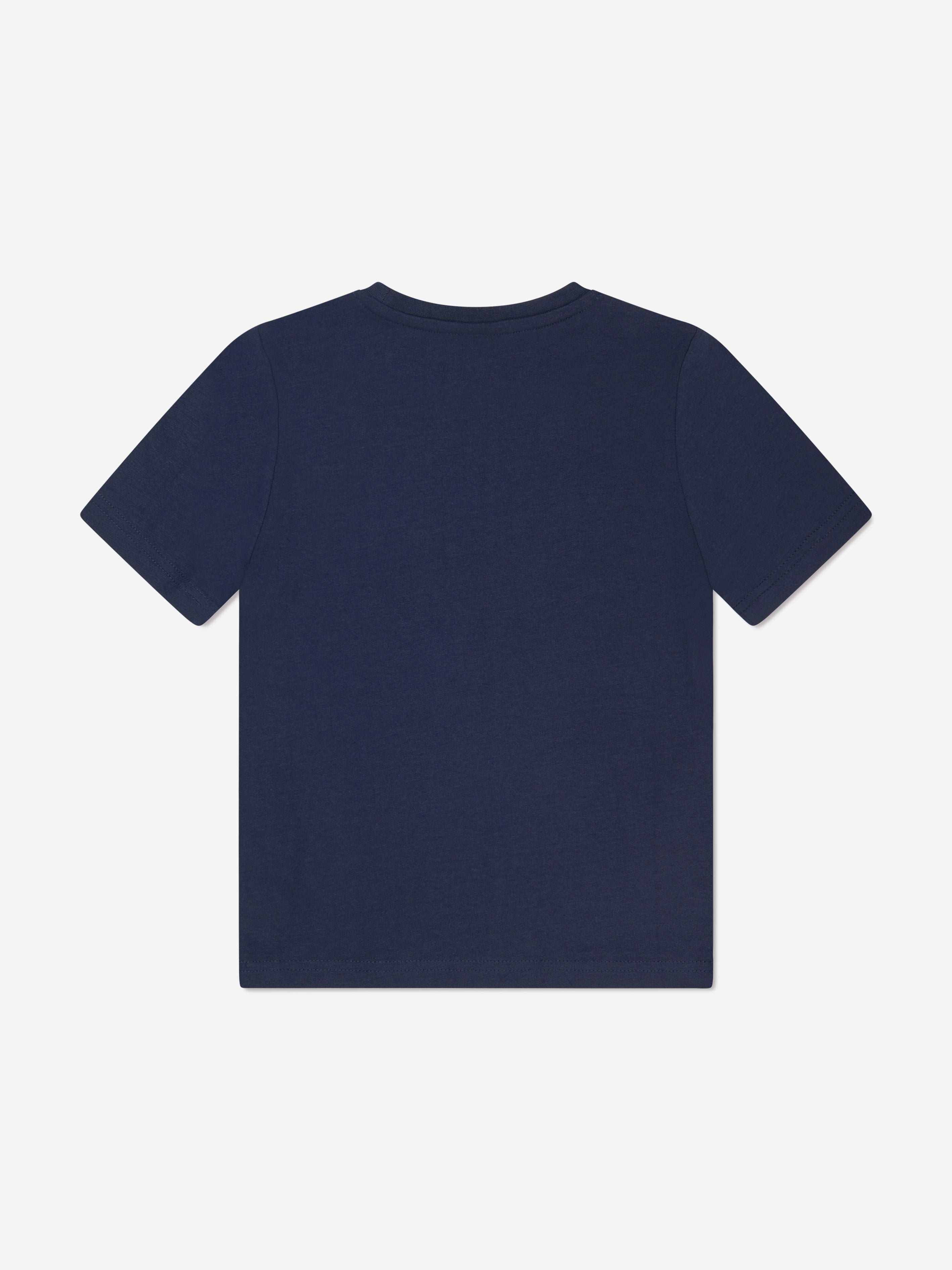 BOSS Boys Logo T-Shirt in Navy