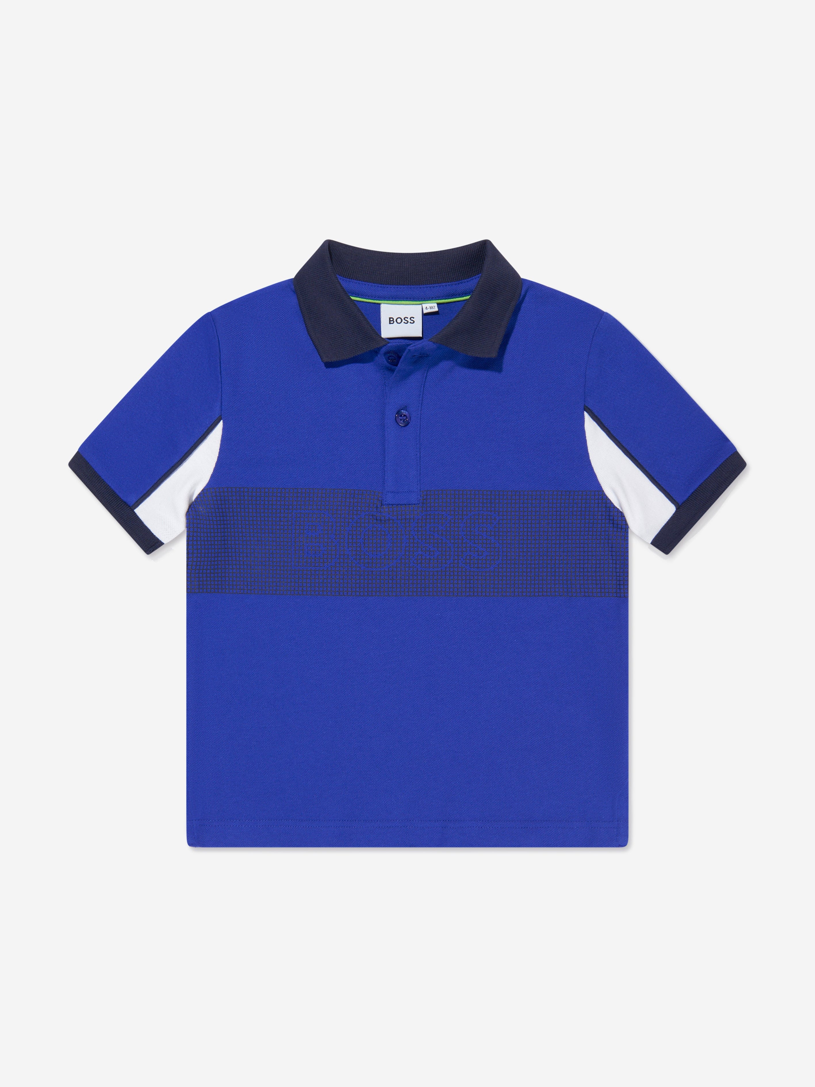 BOSS Boys Polo Shirt And Shorts Set in Blue