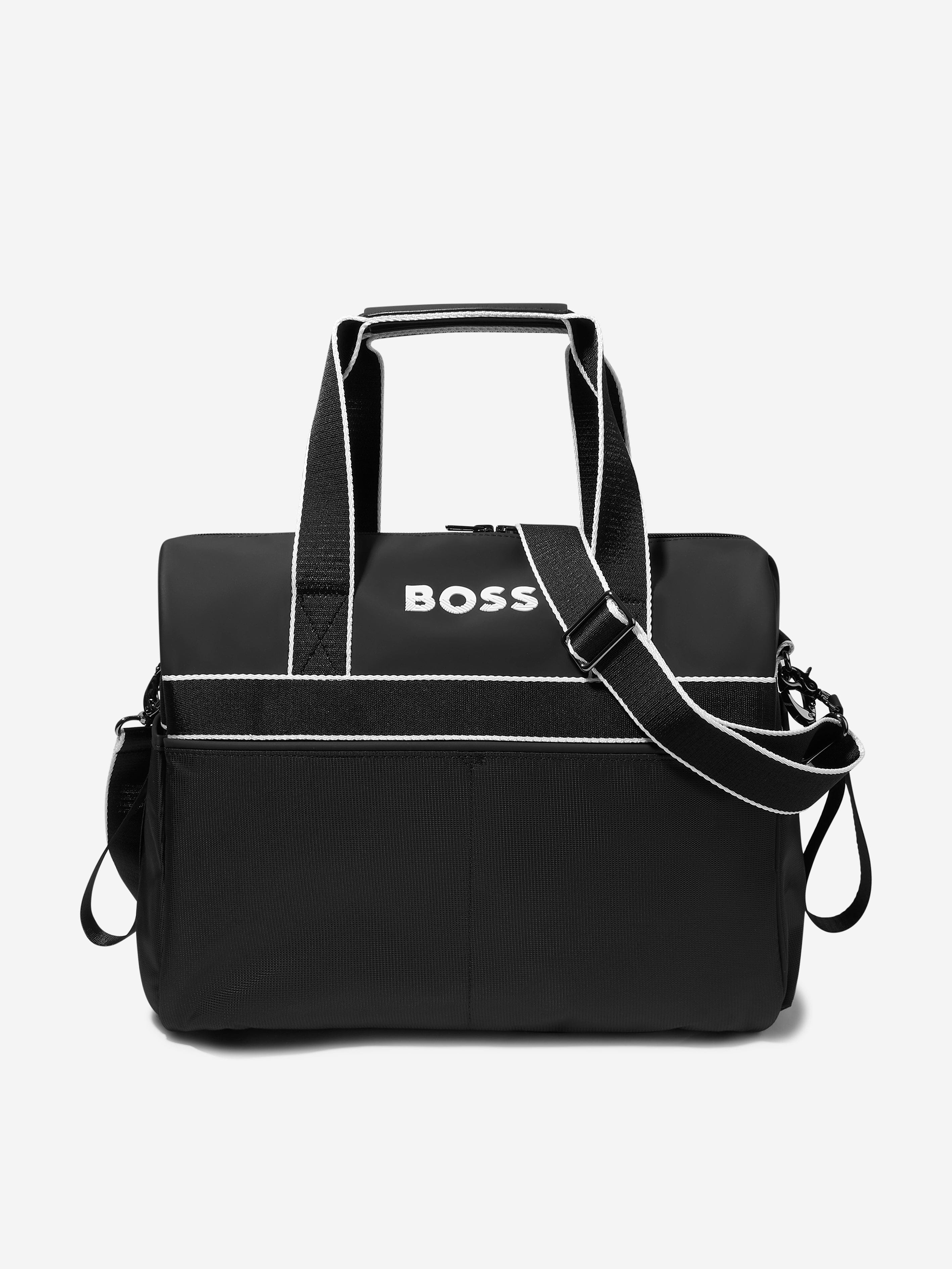 BOSS Baby Logo Changing Bag in Black