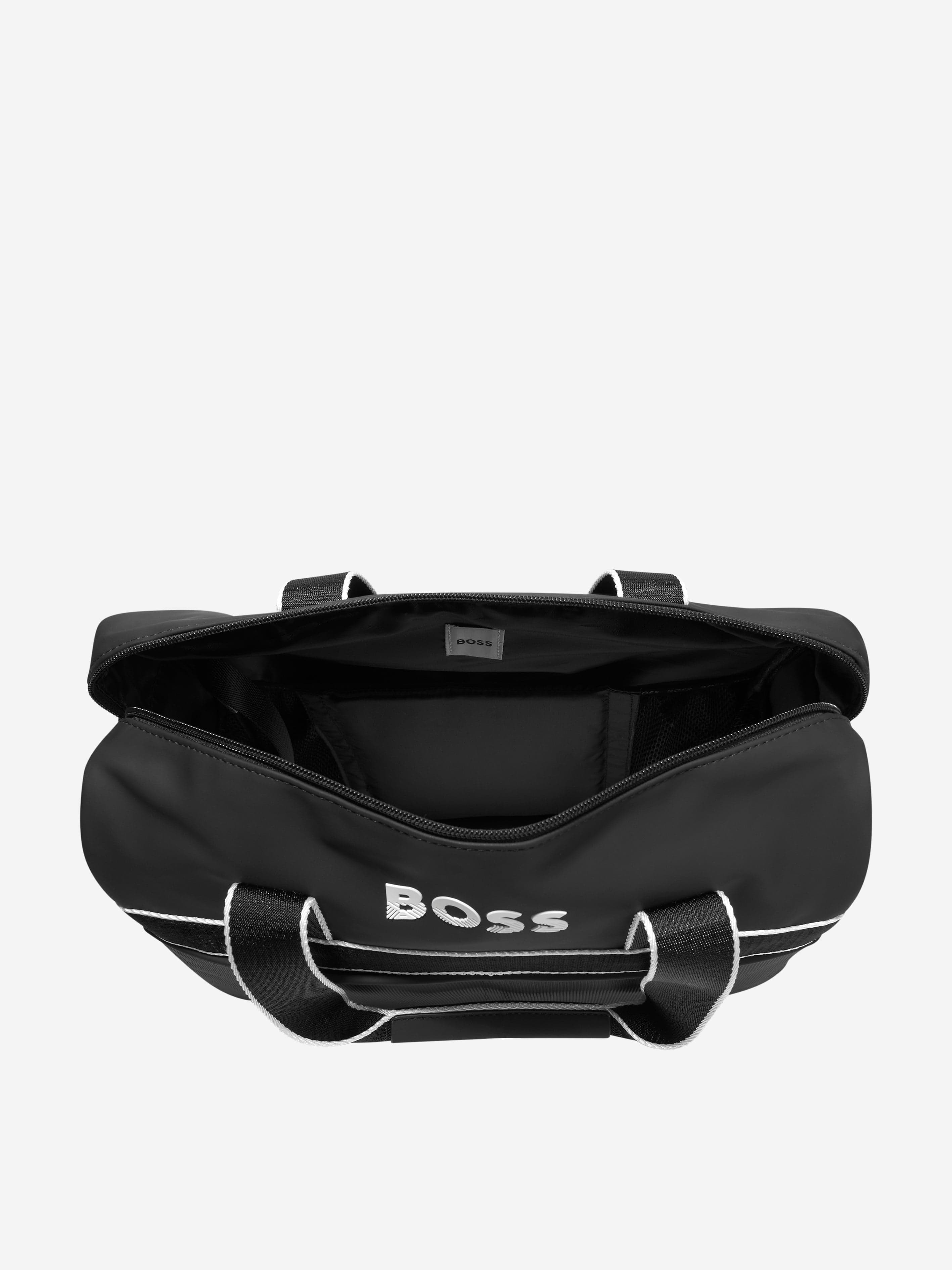 BOSS Baby Logo Changing Bag in Black